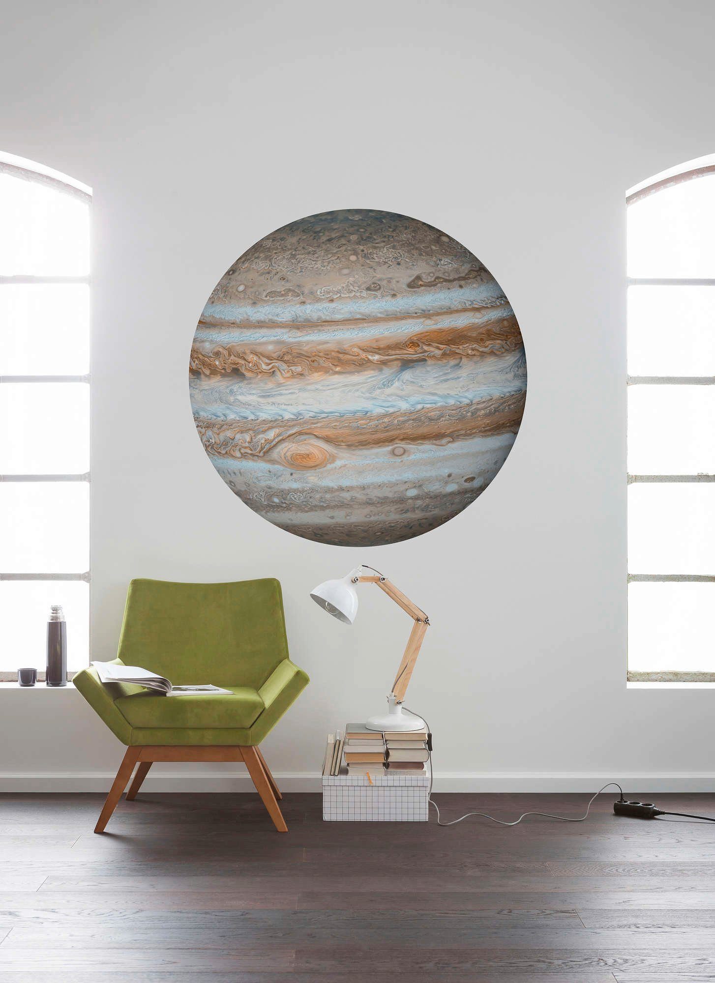 Komar Vliesbehang Zelfklevend vlies - Jupiter - Afmeting 125 x 125 cm (1 stuk)