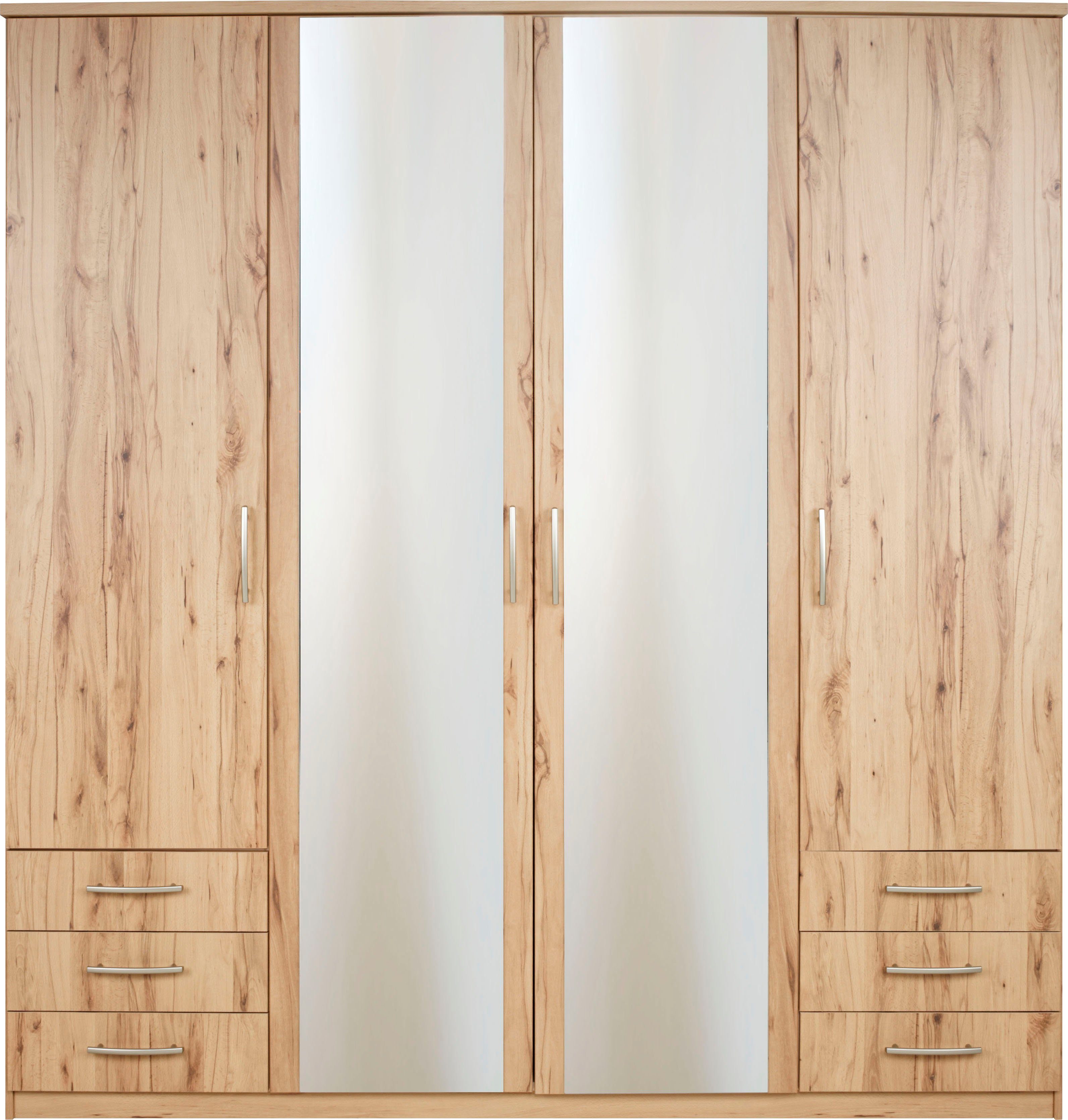 priess Kledingkast Husum met decoratieve krans, optioneel met lades