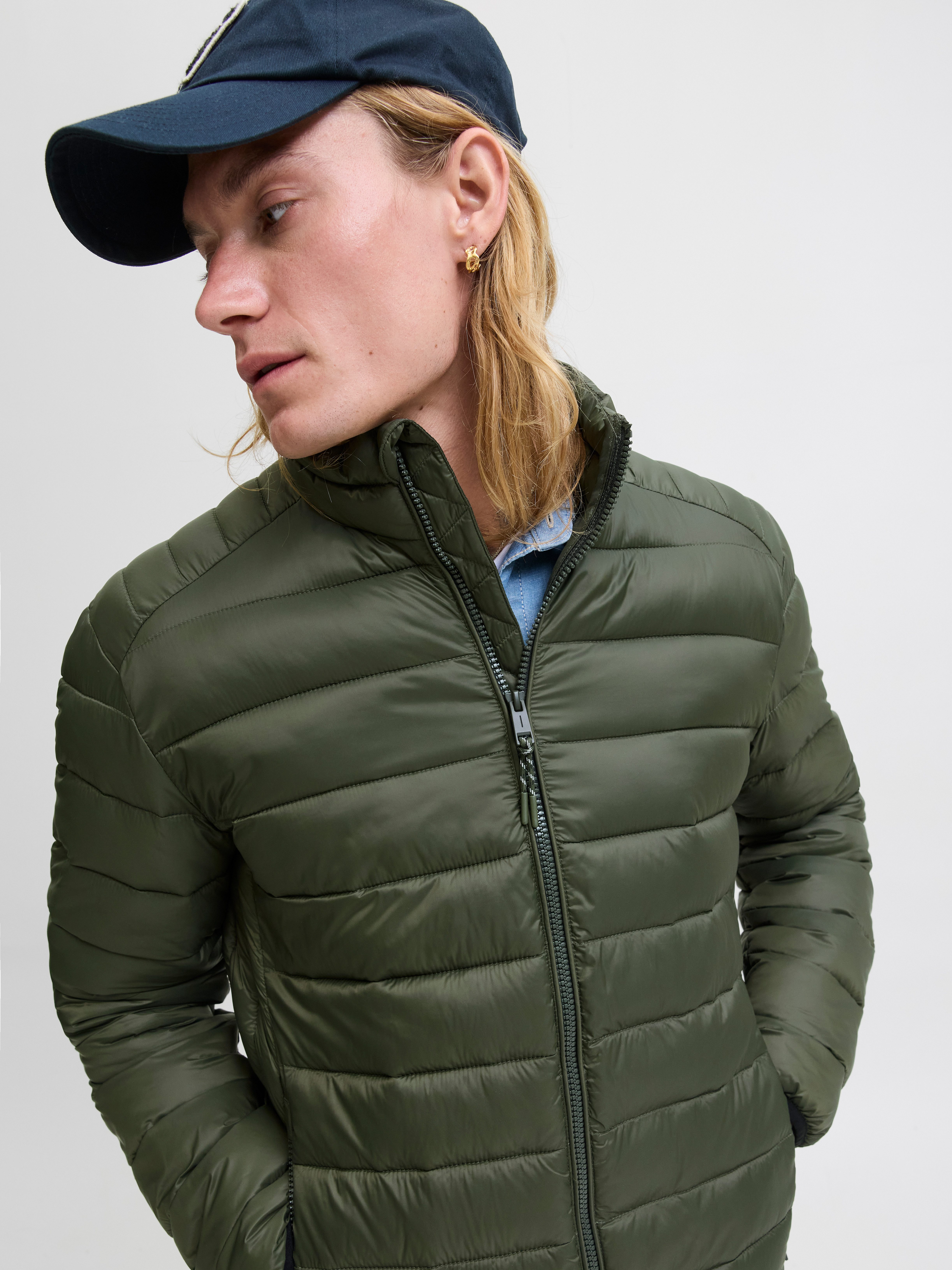 Jack & Jones Gewatteerde jas JJEBRADLEY LIGHT PUFFER COLLAR NOOS