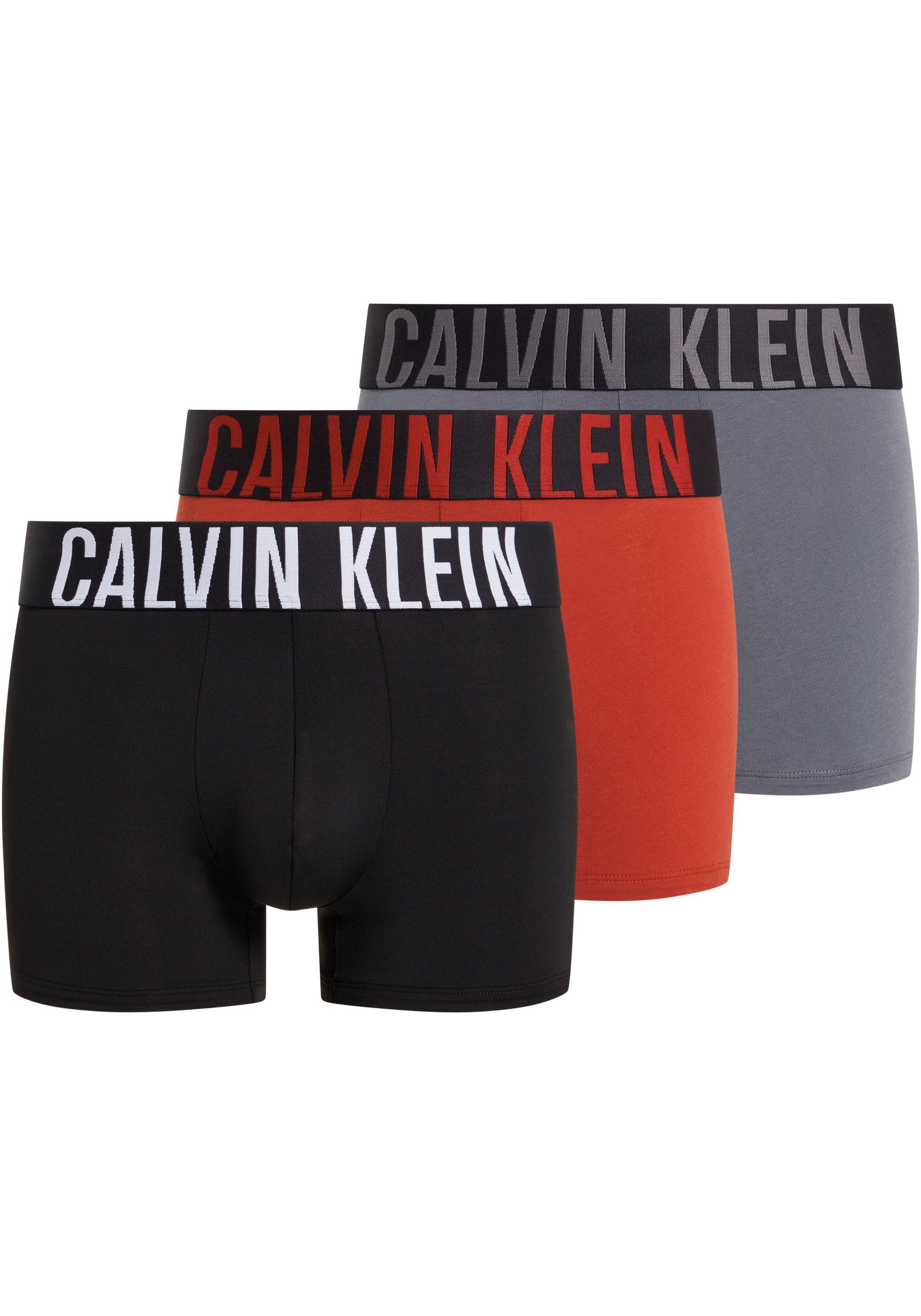 Calvin Klein Underwear Boxershort met band met label in een set van 3 stuks