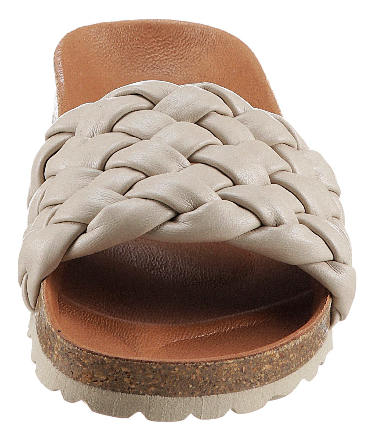 VERBENAS Slippers RICA TRENZA SOFT , zomerschoen, slippers, strand schoen met vlechtbandage