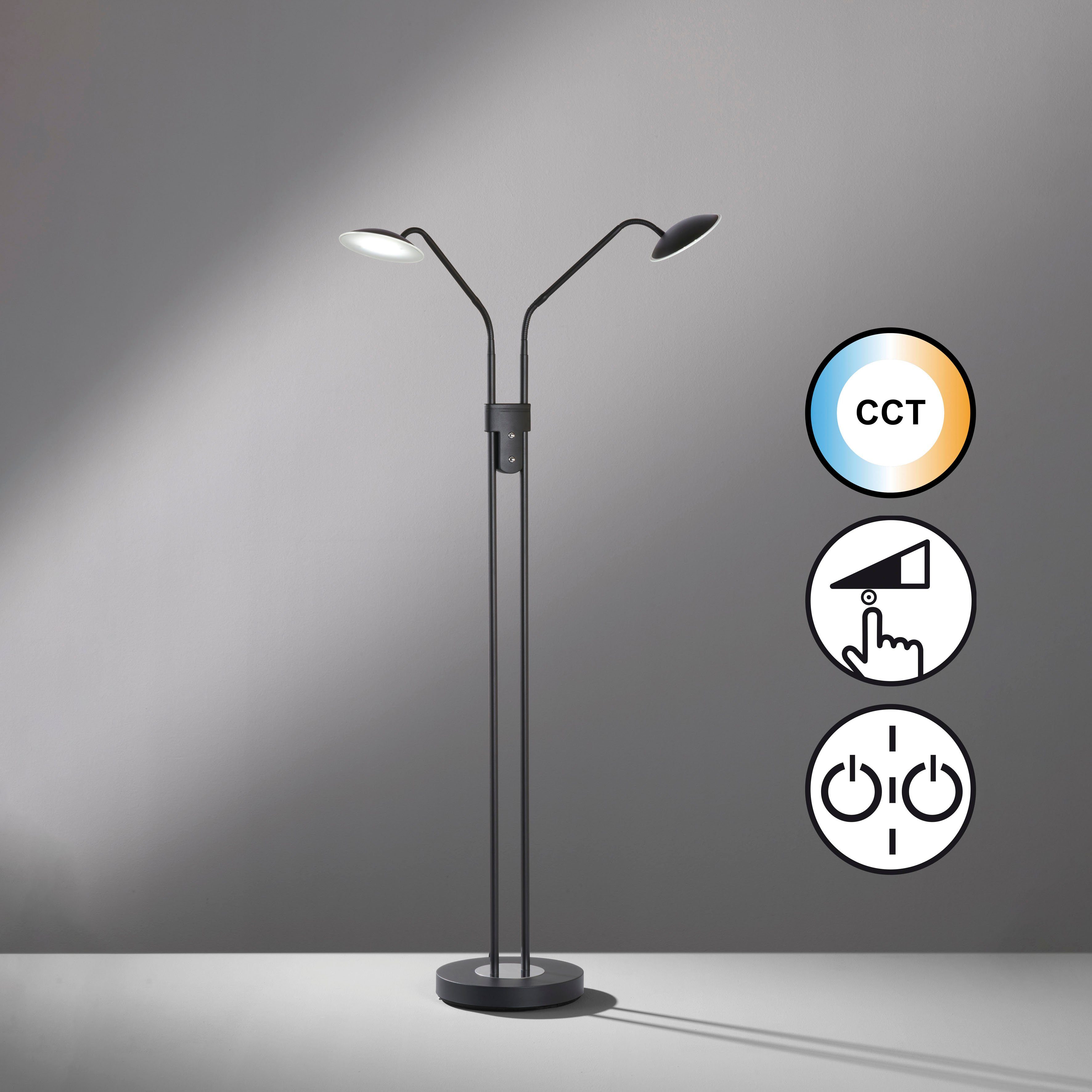 Honsel Leuchten Staande lamp Tallri duurzame led, dimbaar (1 stuk)