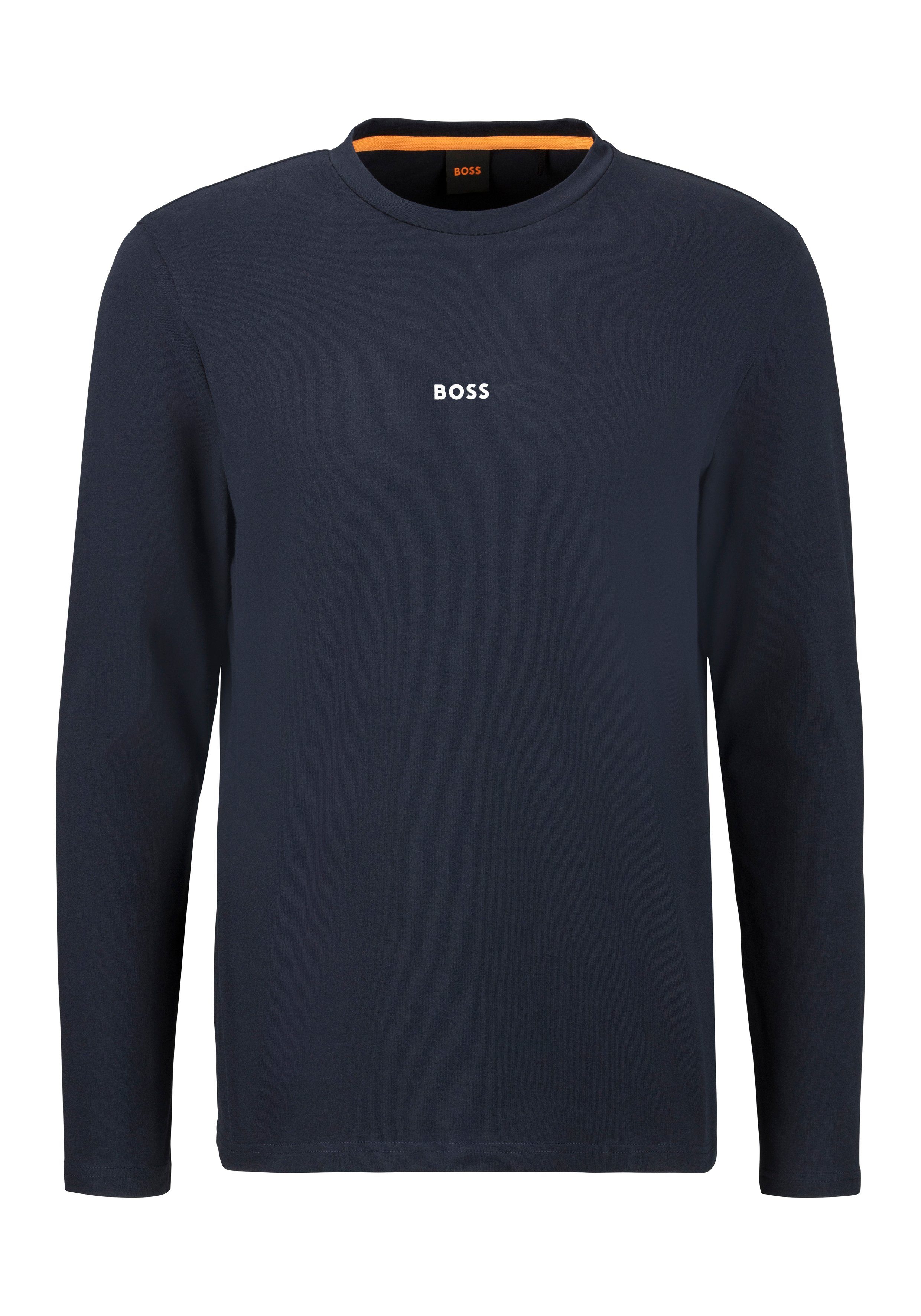 Boss Orange Shirt met lange mouwen TChark met logo-opschrift