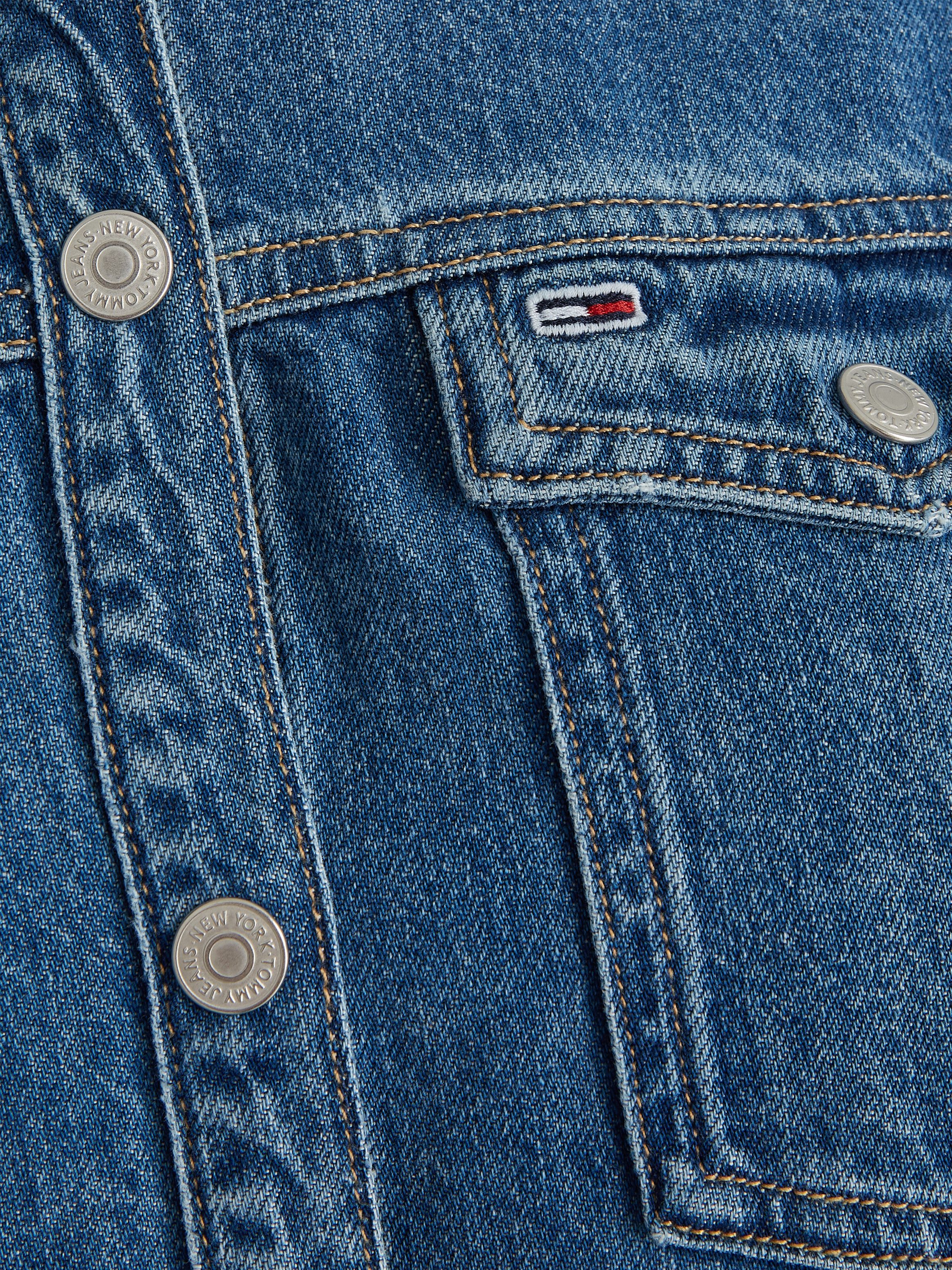 Tommy Jeans Curve Jeans jurk ALINE LS DRESS AH5032 EXT