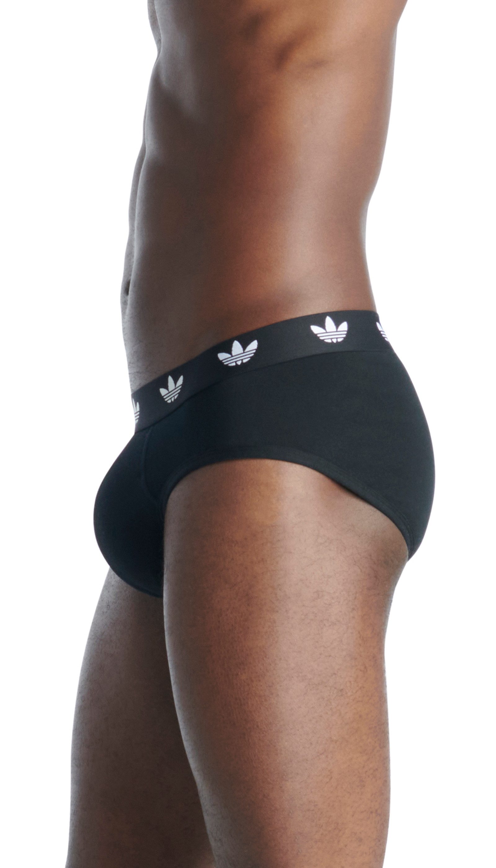 adidas Originals Slip Comfort Flex Cotton met iconische logoprint op de taille (Set van 3)