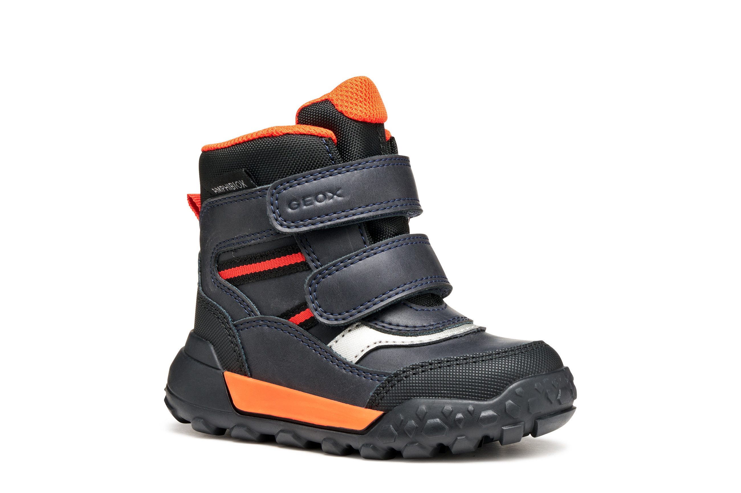 Geox Winterlaarzen B TREKKYUP BOY B ABX Winterlaarzen met warme voering, maatsjabloon om te downloaden