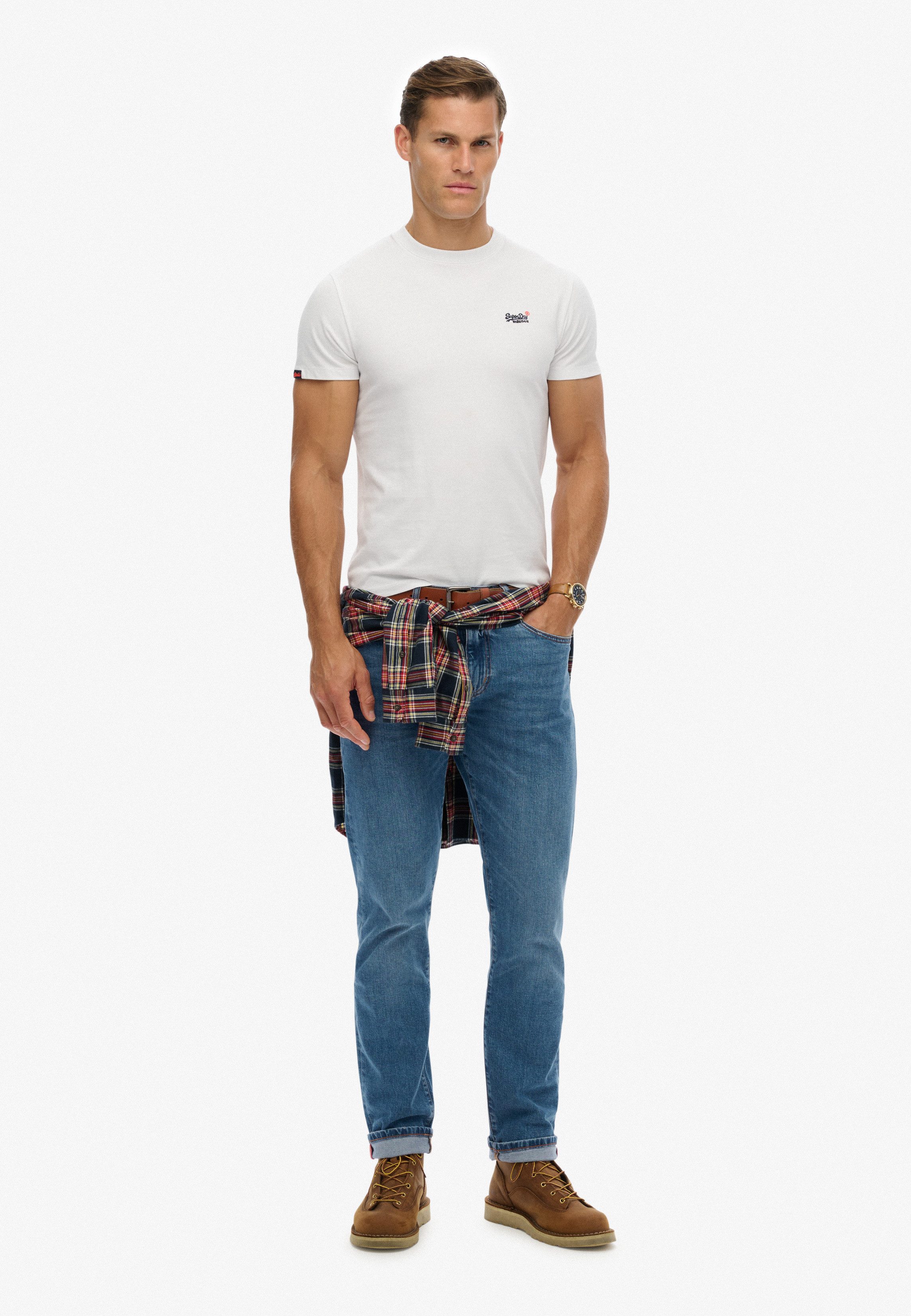 Superdry Shirt met ronde hals ESSENTIAL CONTRAST EMB TEE