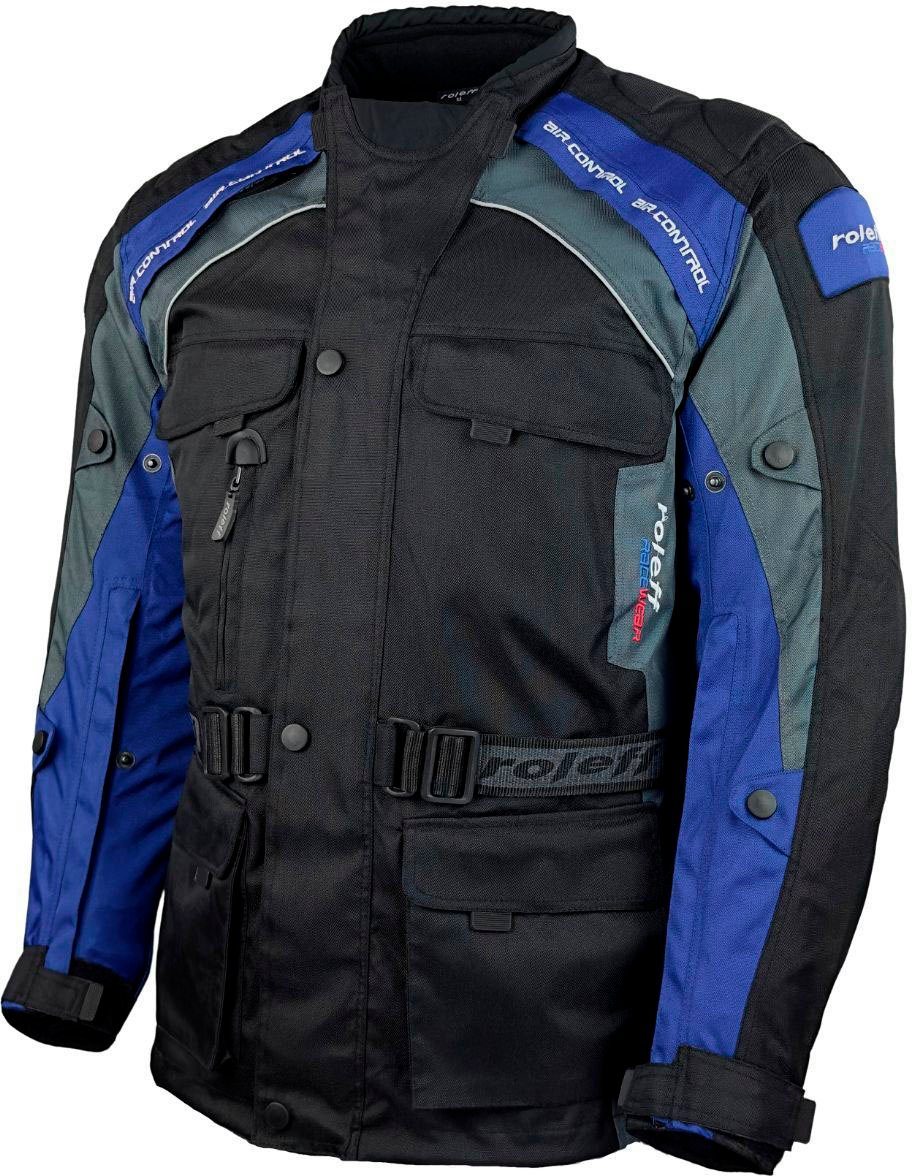 roleff Bikerjack Liverpool RO Unisex, met veiligheidsstrepen, 4 zakken