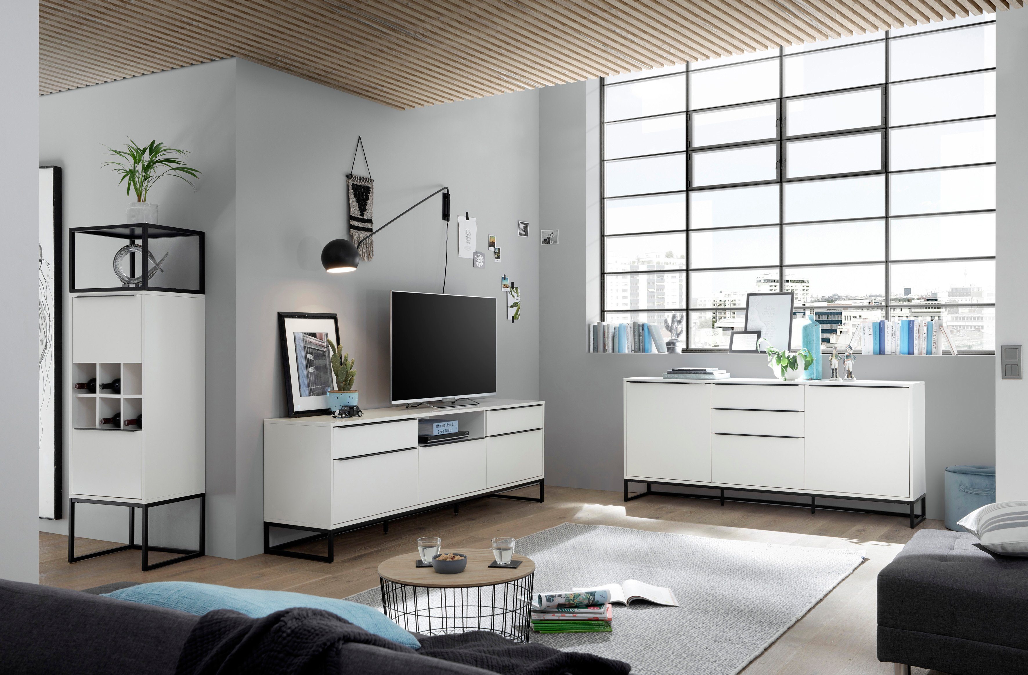 MCA furniture Tv-meubel Lille Breedte ca. 184 cm