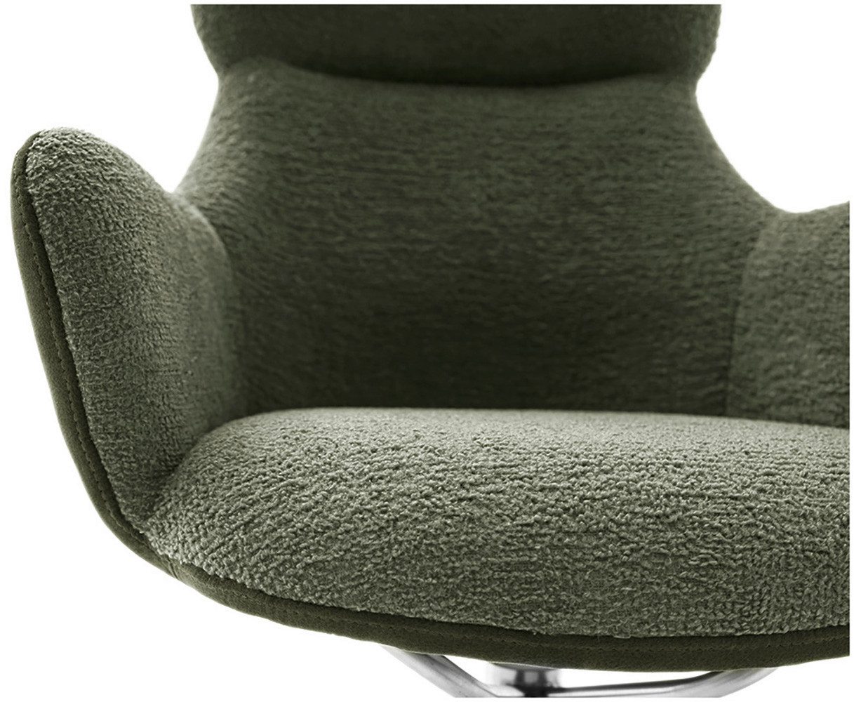 MCA furniture Eetkamerstoel (2-set), draaibaar 360°, draai- & schommelfunctie, zithoogte ca. 50 cm