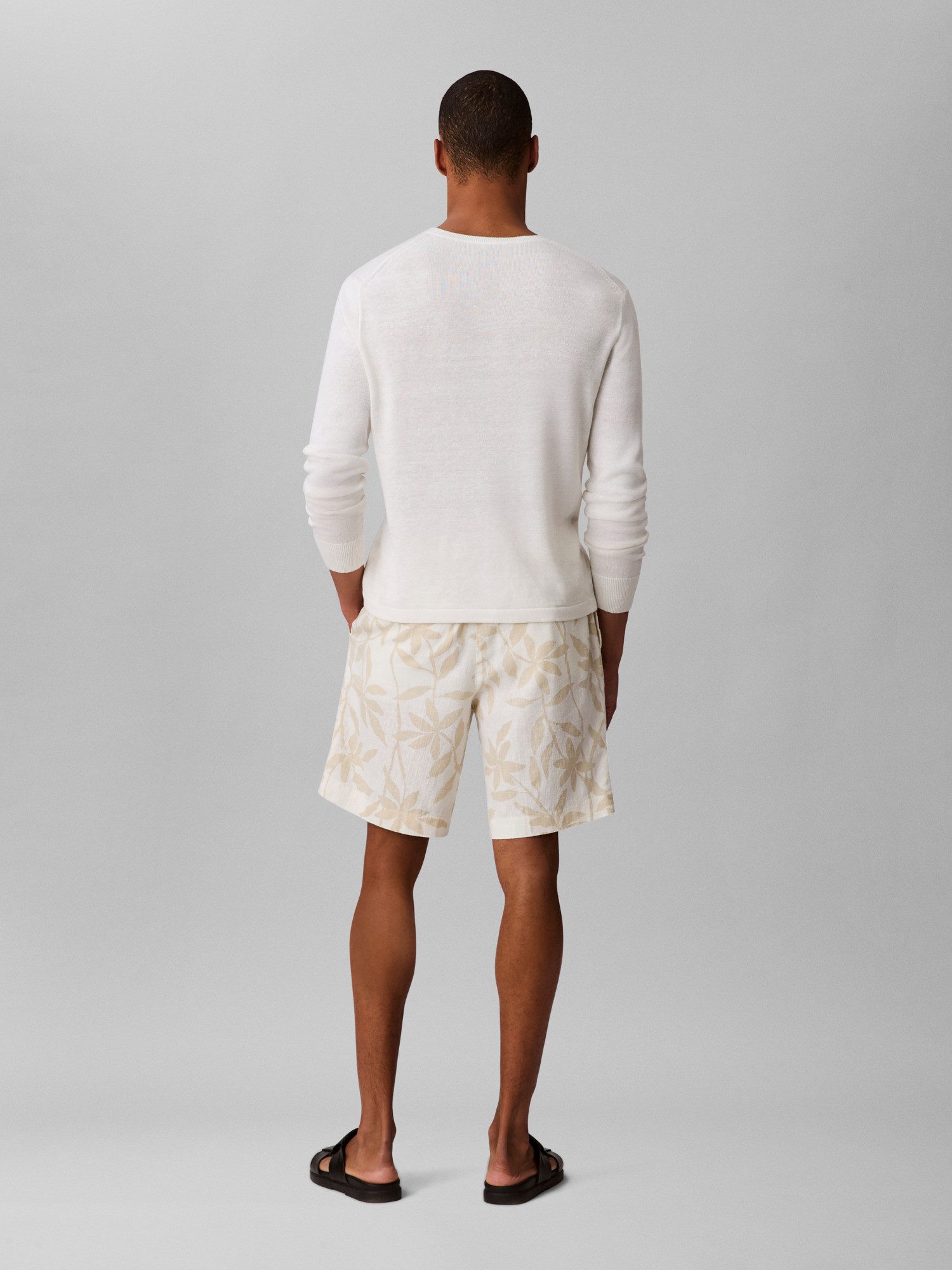 Calvin Klein Short LINEN AOP PULL ON SHORT