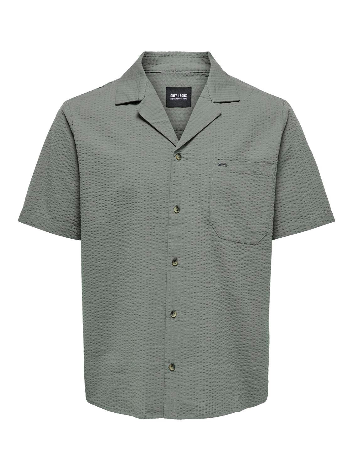 ONLY & SONS Overhemd met korte mouwen ONSEYE RESORT SEERS 0009 SHIRT NOOS