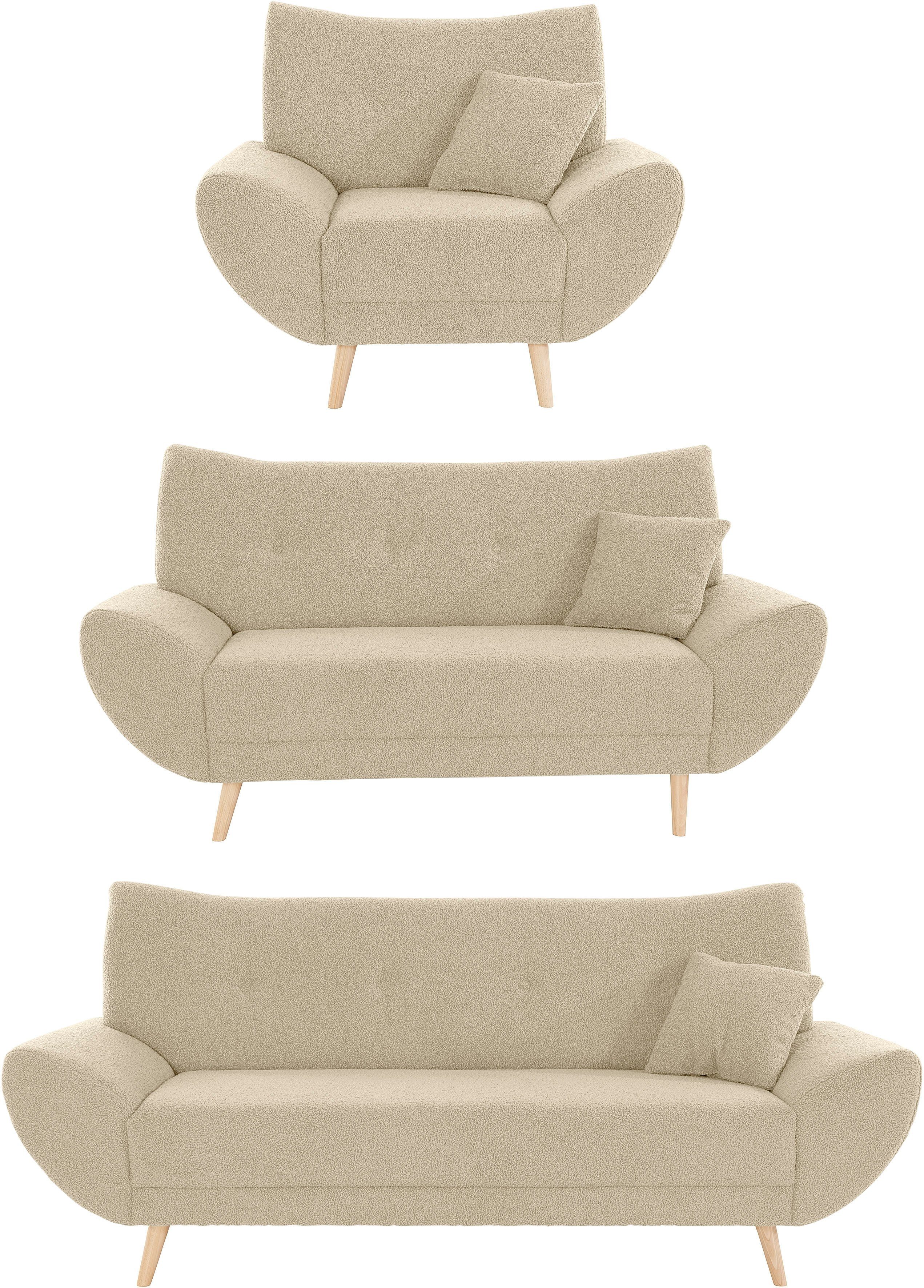 Home affaire Zithoek BASTA Comfortabele golfvering (3-delig)