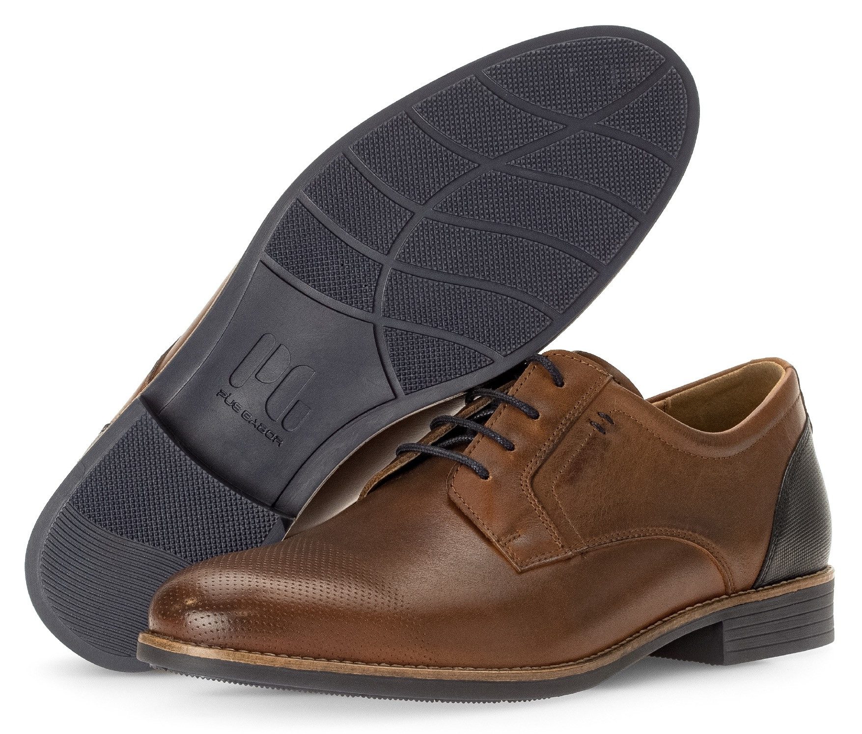 Pius Gabor Veterschoenen , blokhak, feest schoen, business schoen g-breedte (=breed)