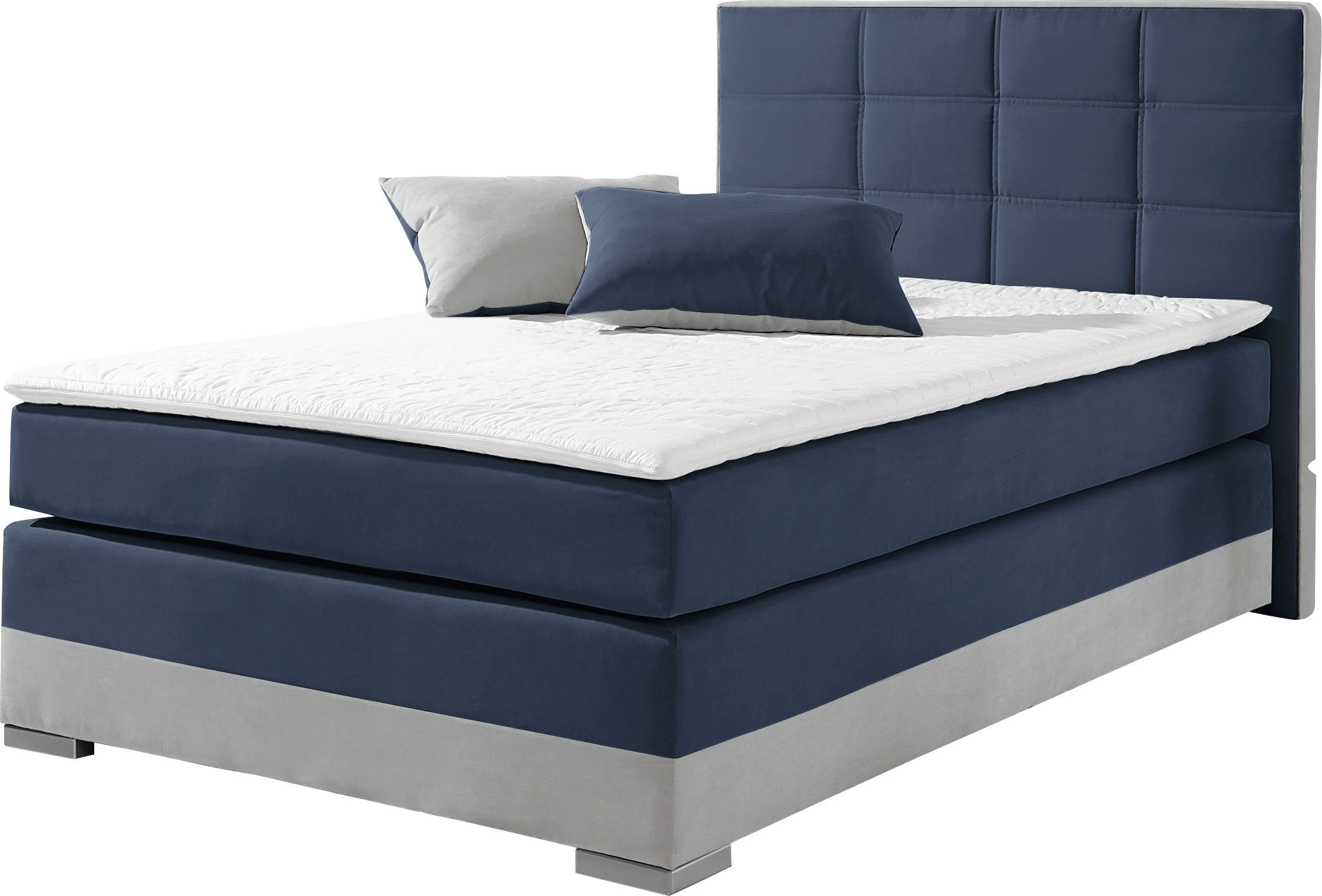 INOSIGN Boxspring inclusief topmatras en tweezijdig te gebruiken kussen
