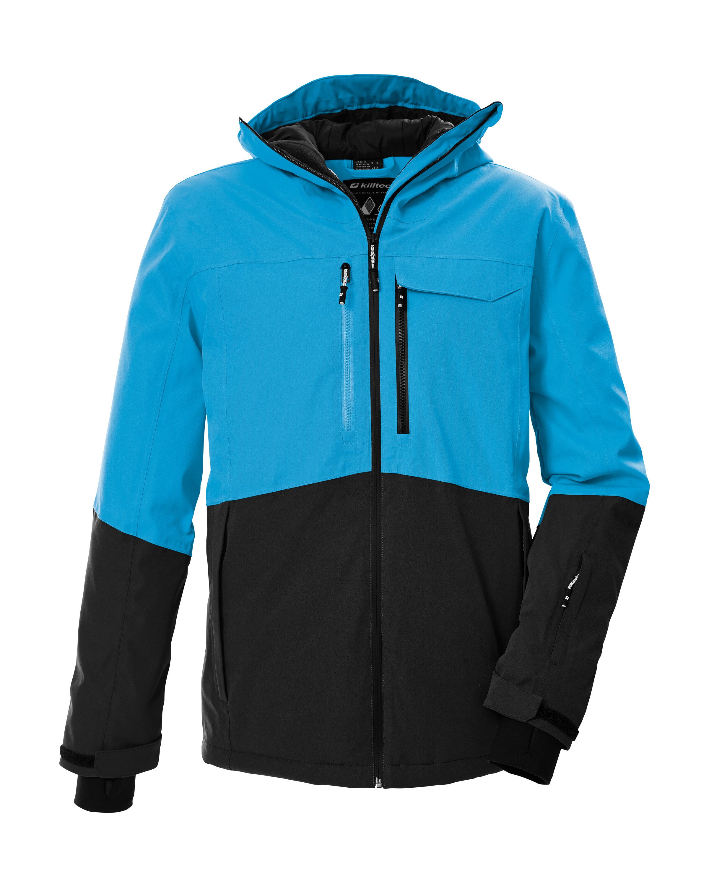 Killtec Ski-jack KSW 280 MN SKI JCKT Waterdichte herenjas met sneeuwvanger, ademend en PFAS-vrij