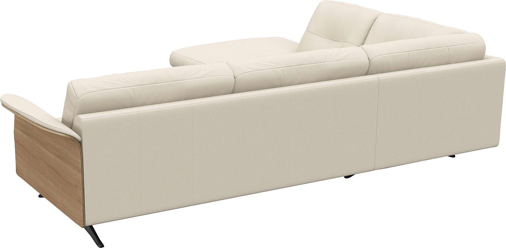 FLEXLUX Hoekbank Glow, super comfortabel door hoogwaardige zitconstructie met binnenvering, L-vorm
