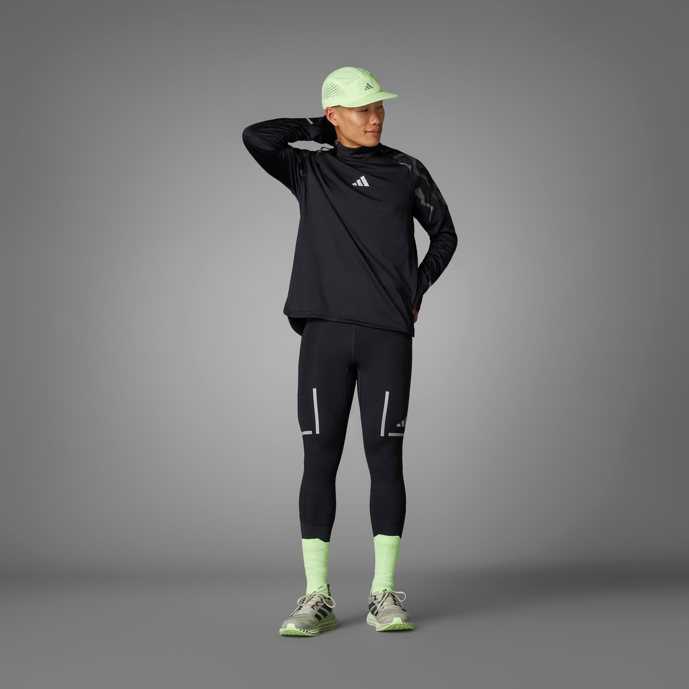 adidas Performance Runningtights ULT HI VIS TIG (1-delig)