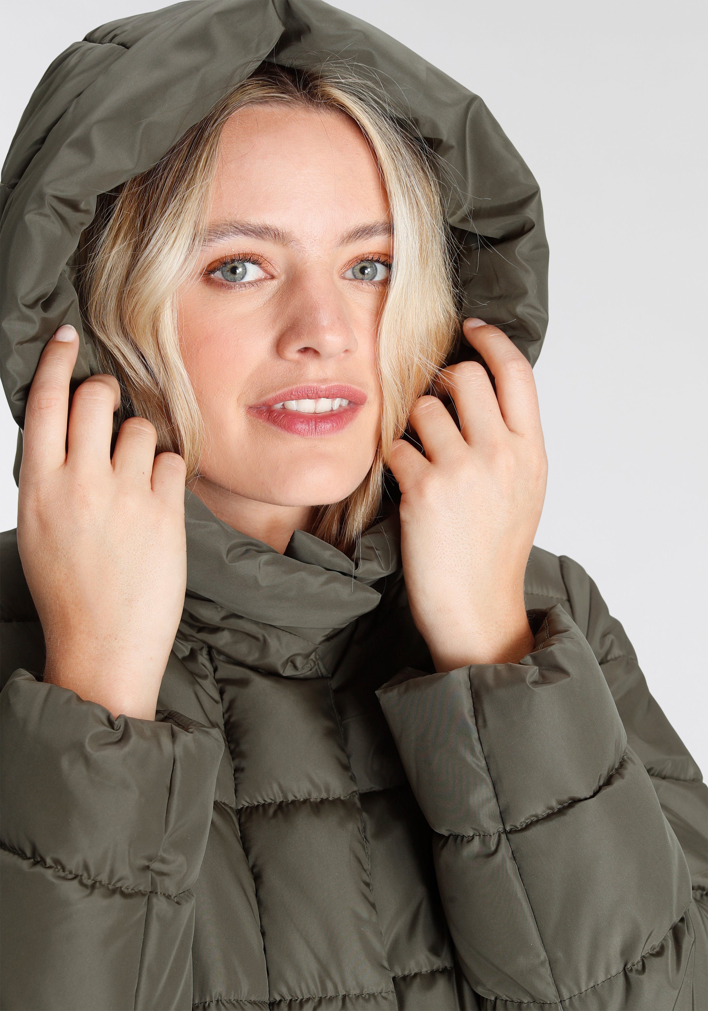 Only Gewatteerde jas ONLTINA PUFFER X LONG COAT OTW