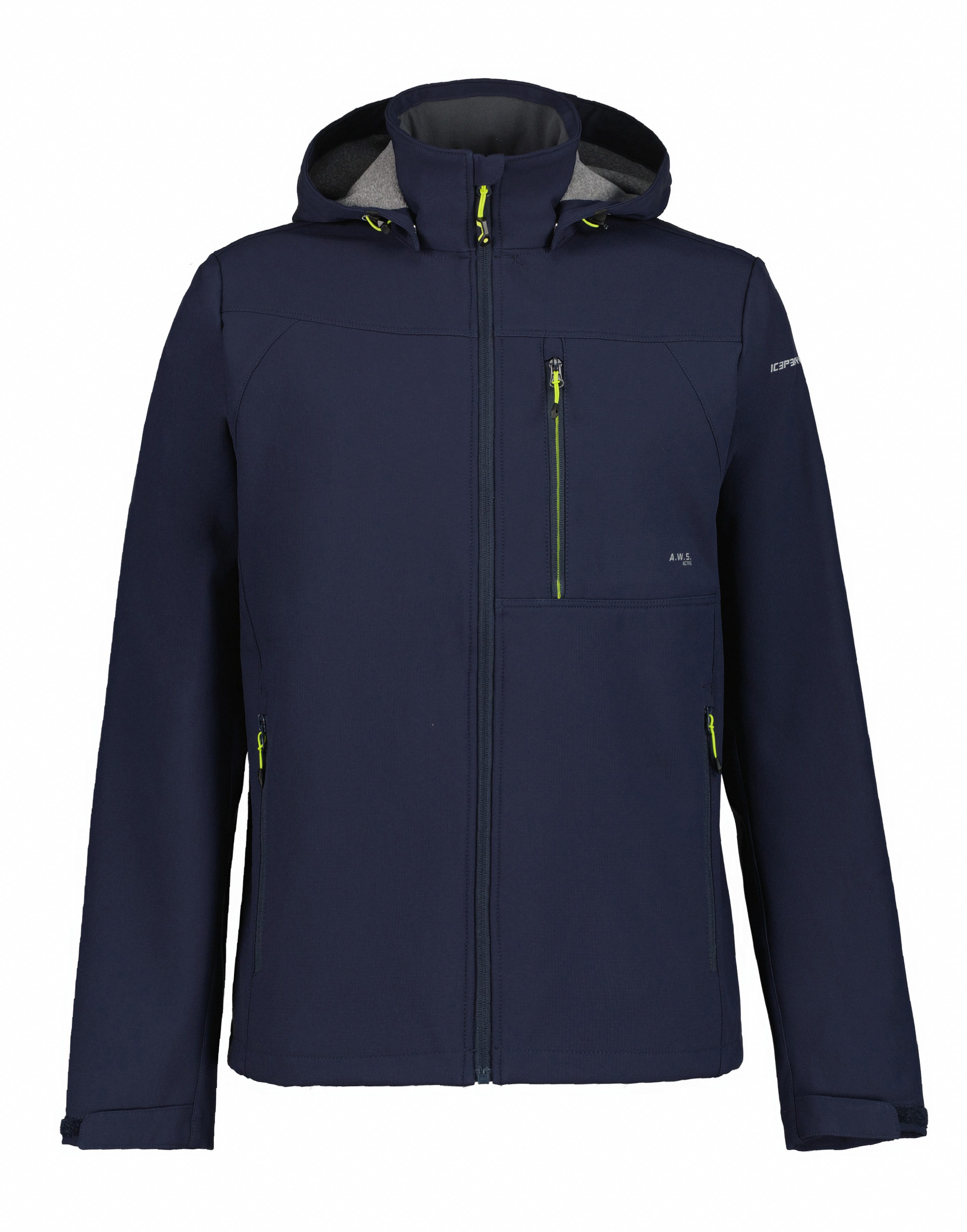 Icepeak Softshell-jack  BAZINE met stijlvolle logo-opschriften