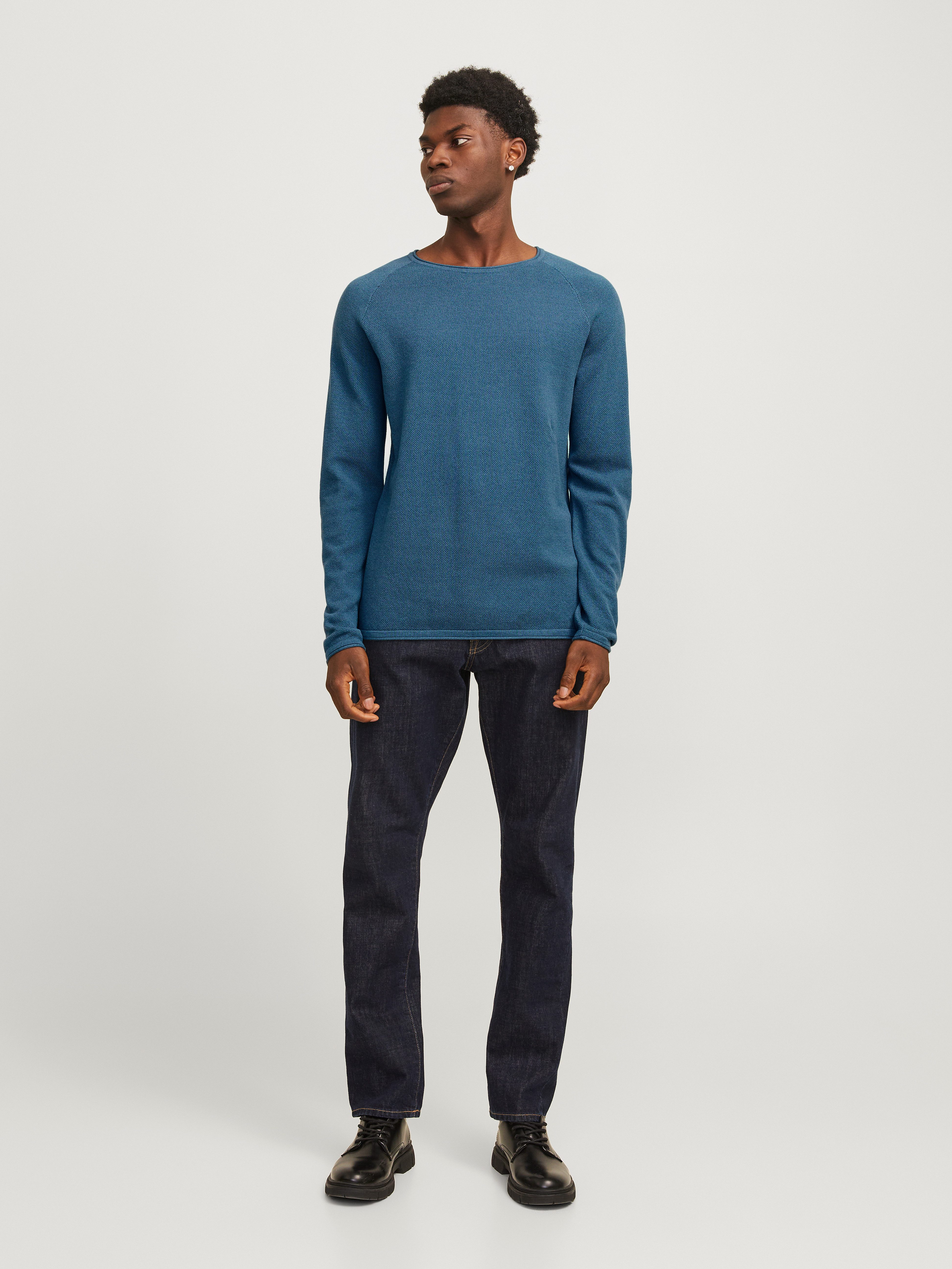 Jack & Jones Trui met ronde hals JJEHILL KNIT CREW NECK NOOS