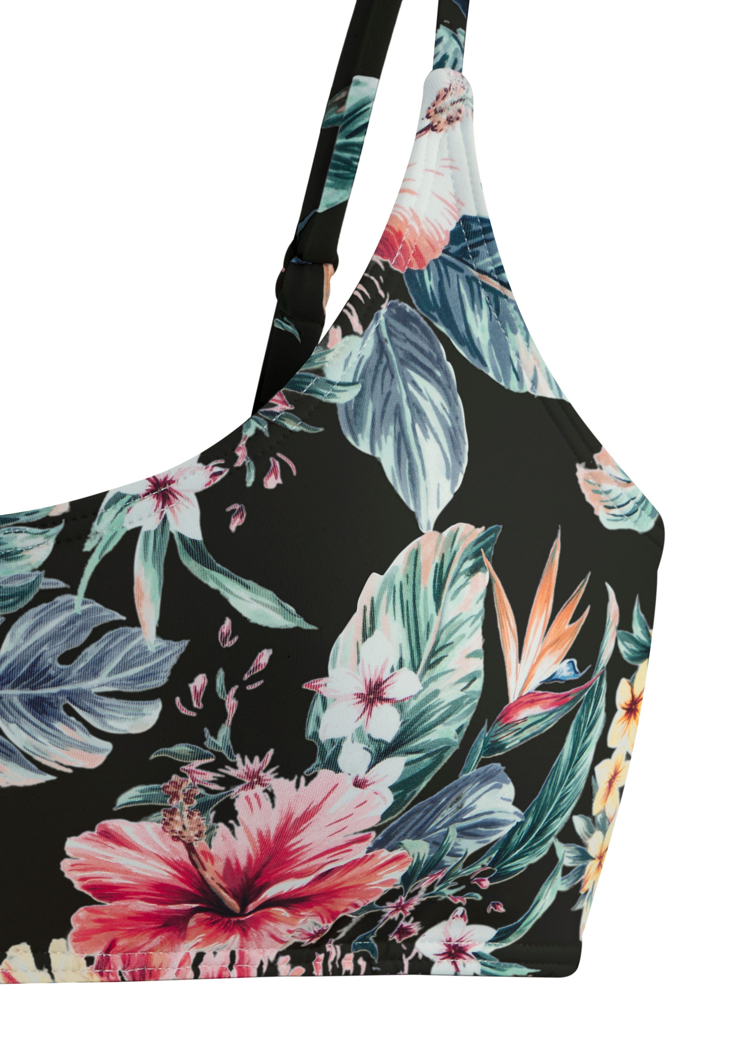 Lascana Bustierbikinitop Salsa met mooie bloemenprint