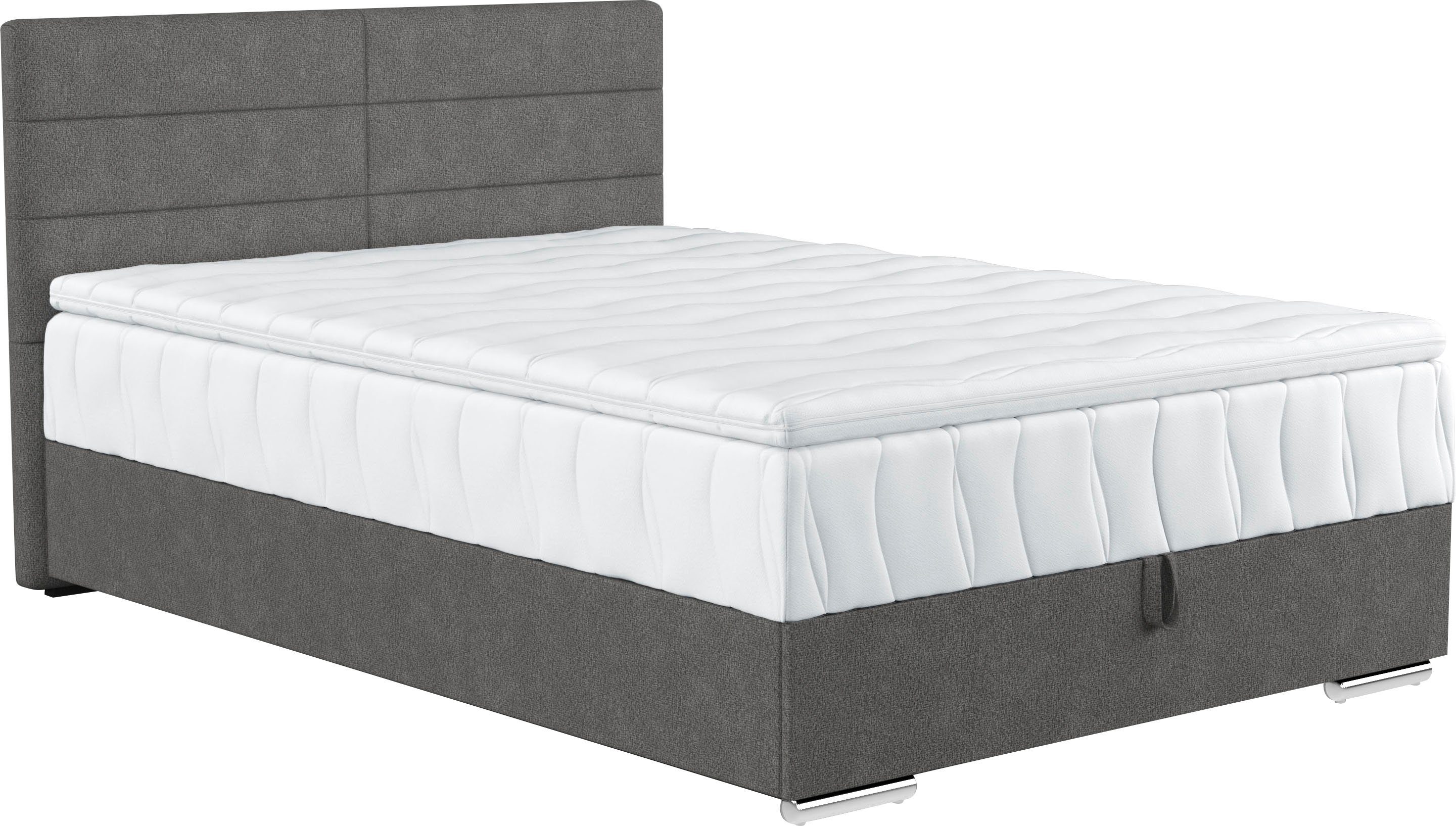 COTTA Boxspring Tom met bedkist, topmatras en sierkussen