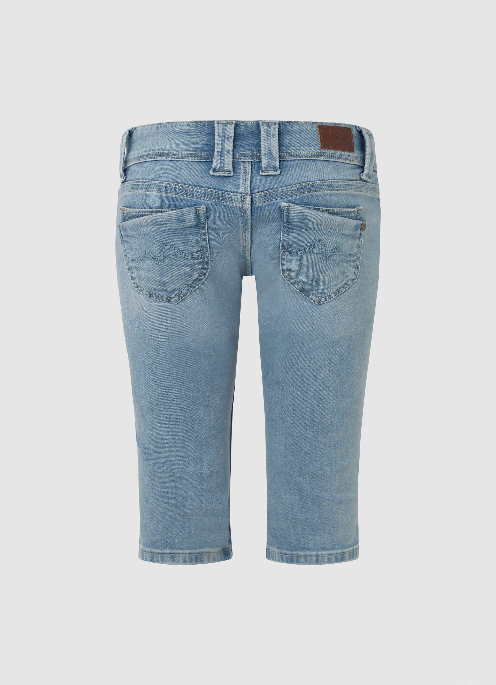 Pepe Jeans Slim fit jeans Shorts SLIM CROP LW