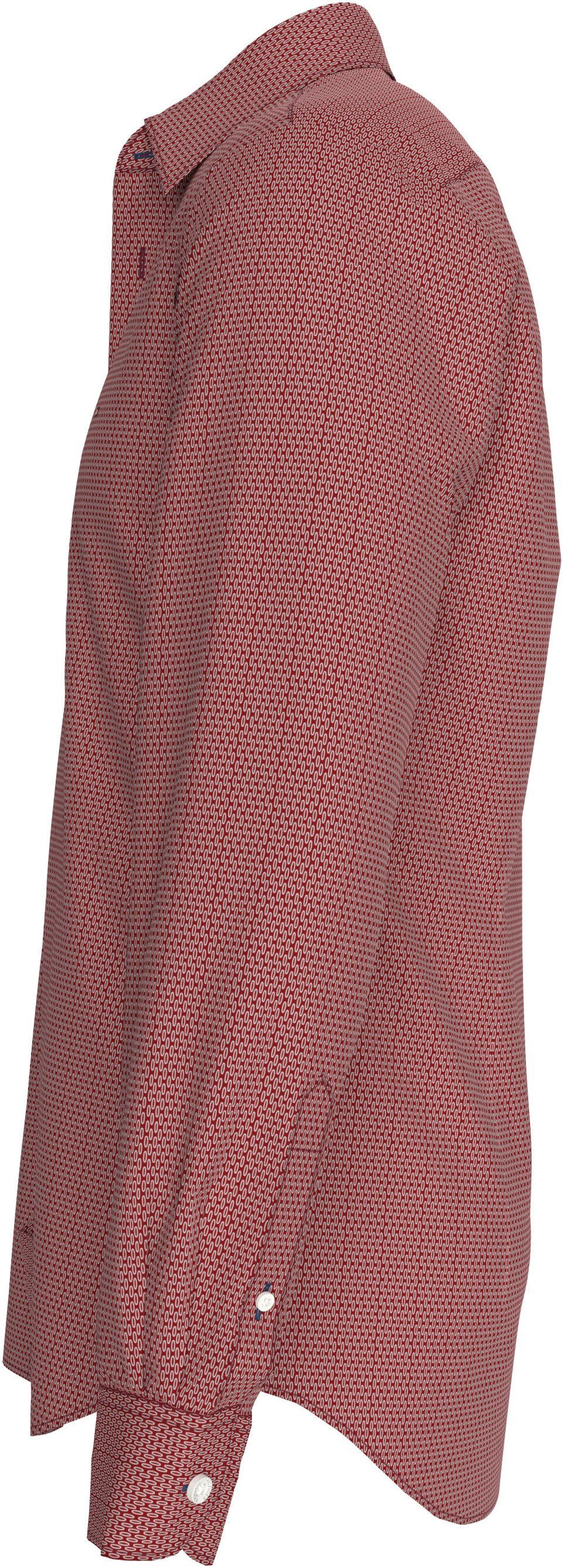 Tommy Hilfiger Businessoverhemd CL STRETCH GEO PRINT SF SHIRT