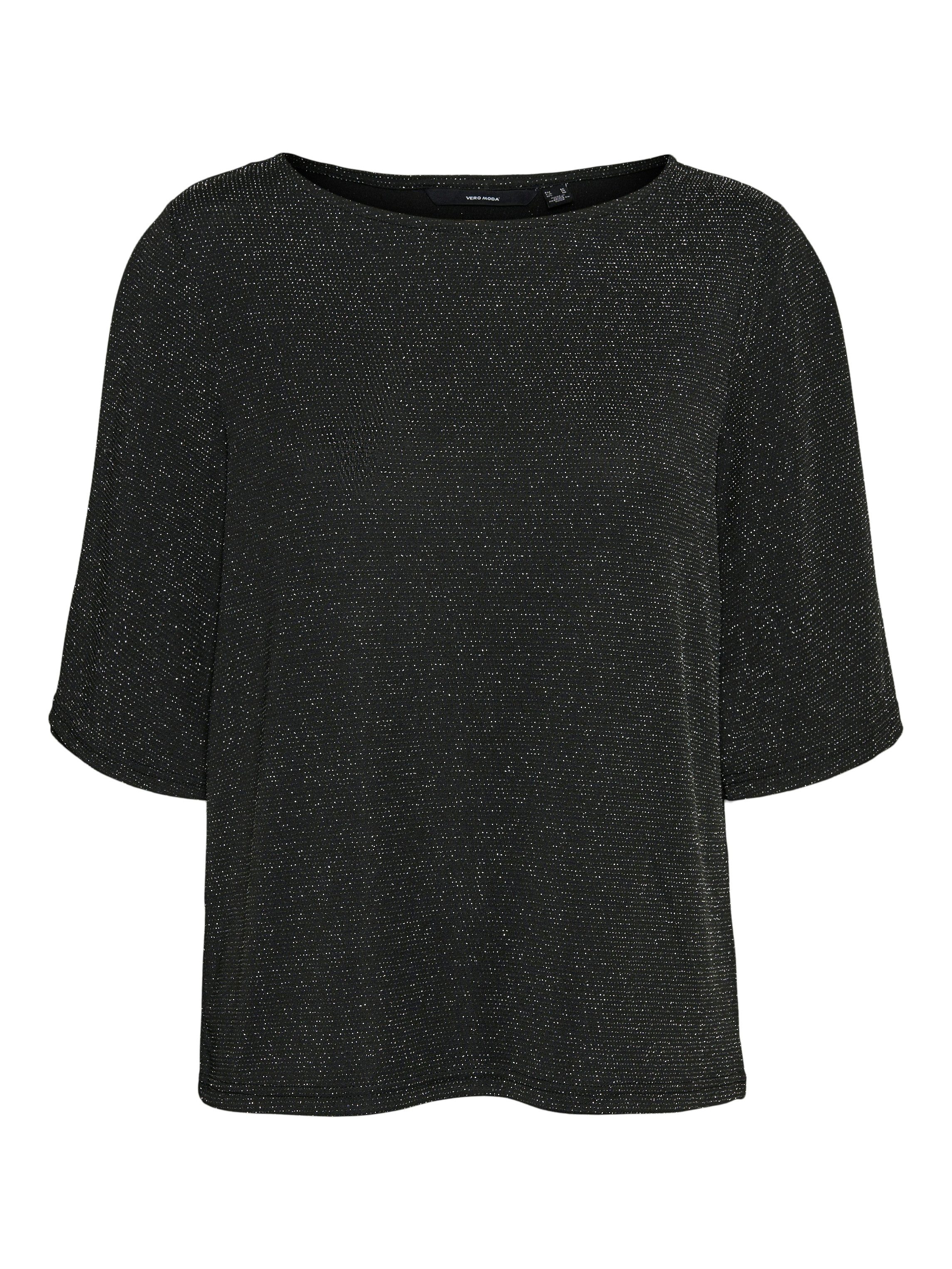 Vero Moda Shirt met ronde hals VMKANVA 2 4 GLITTER TOP JRS
