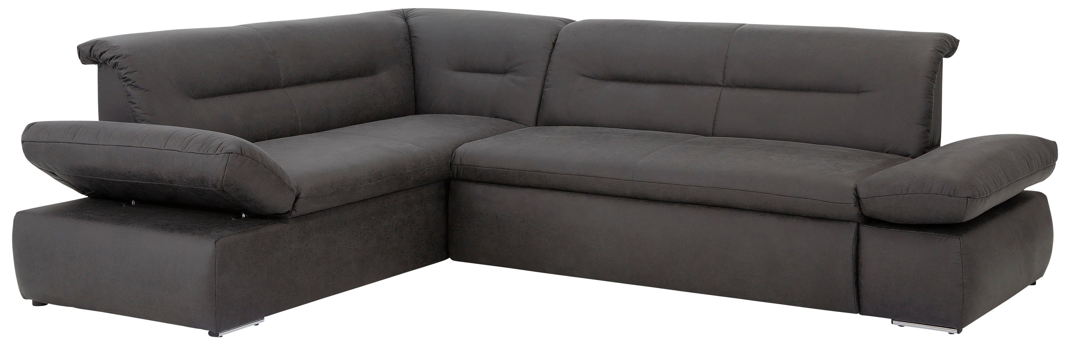 INOSIGN Hoekbank Avesa L-vorm Naar keuze met arm- en slaapfunctie, bxdxh: 275x211x80 cm
