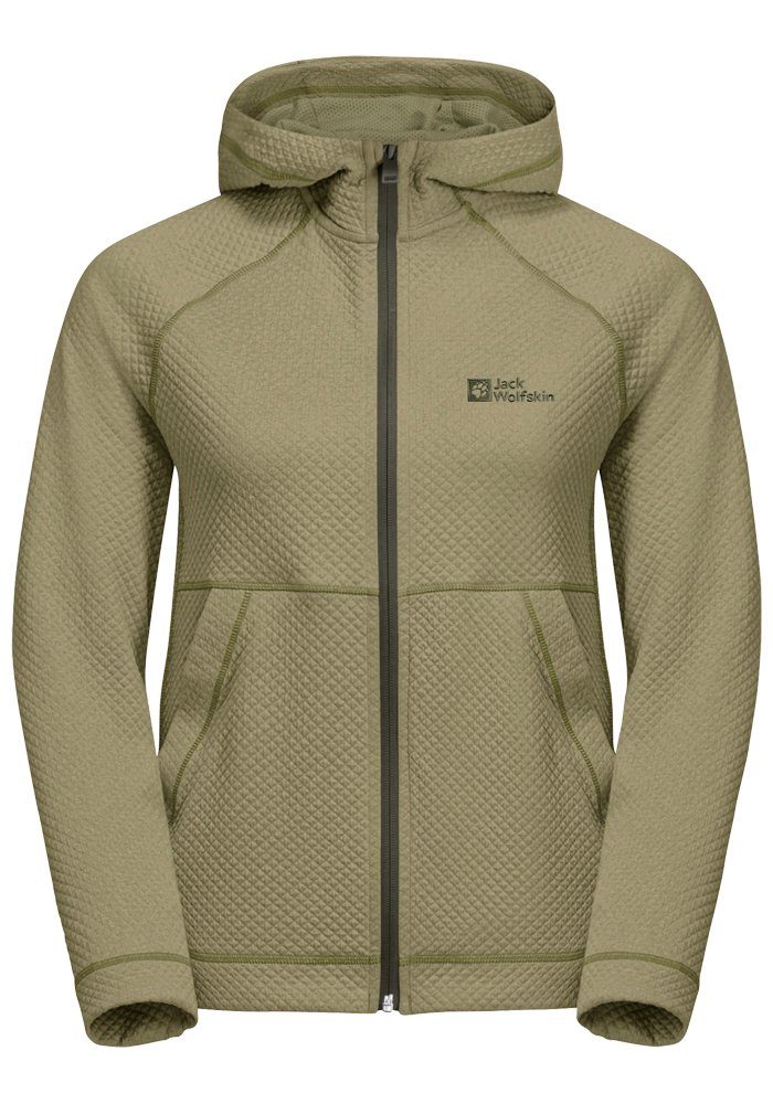 Jack Wolfskin Fleecejack met capuchon FERNWEH HOODED JKT W