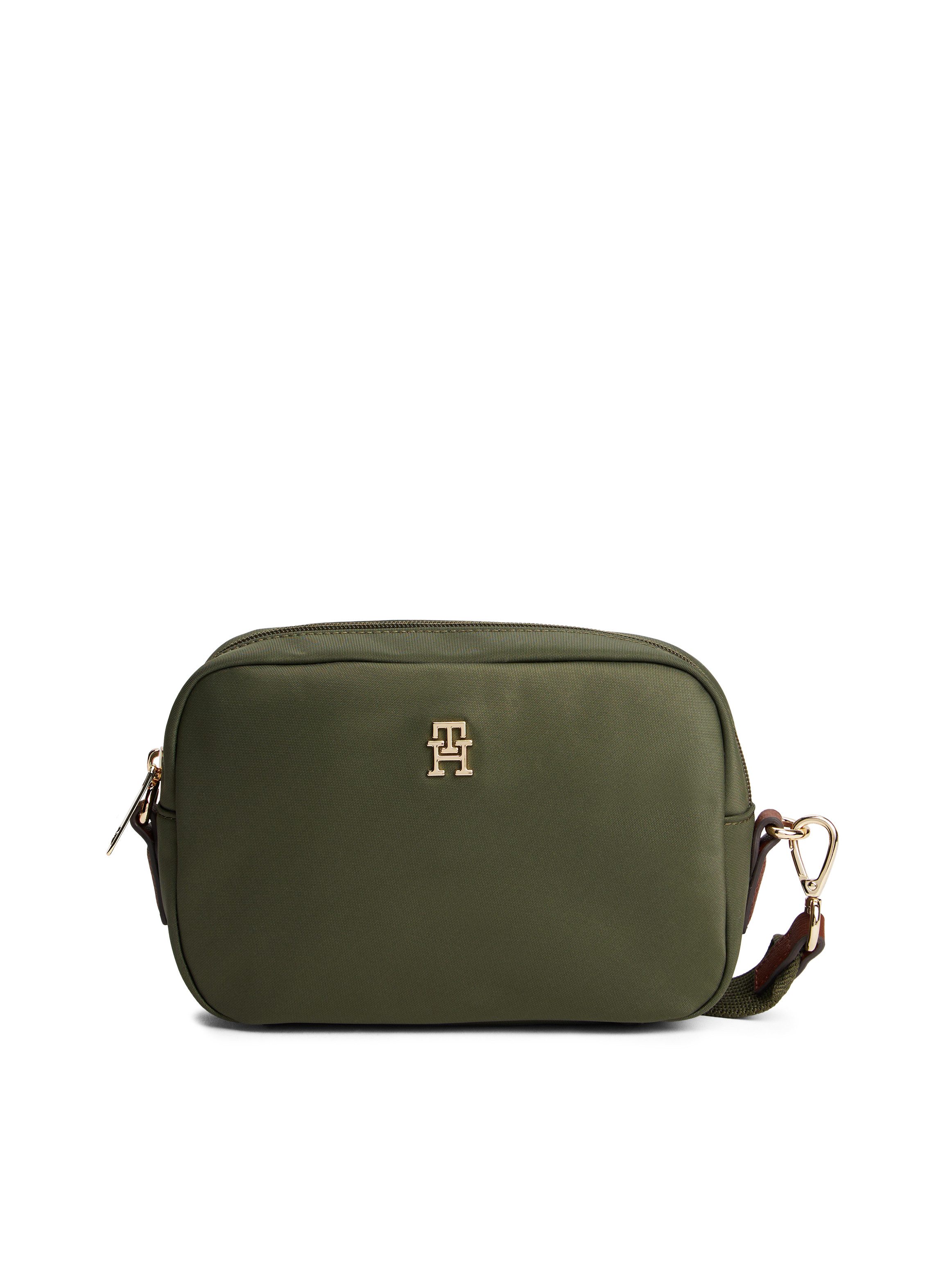 Tommy Hilfiger Minibag POPETTE CAMERA BAG , dames schoudertas met th-sieraad