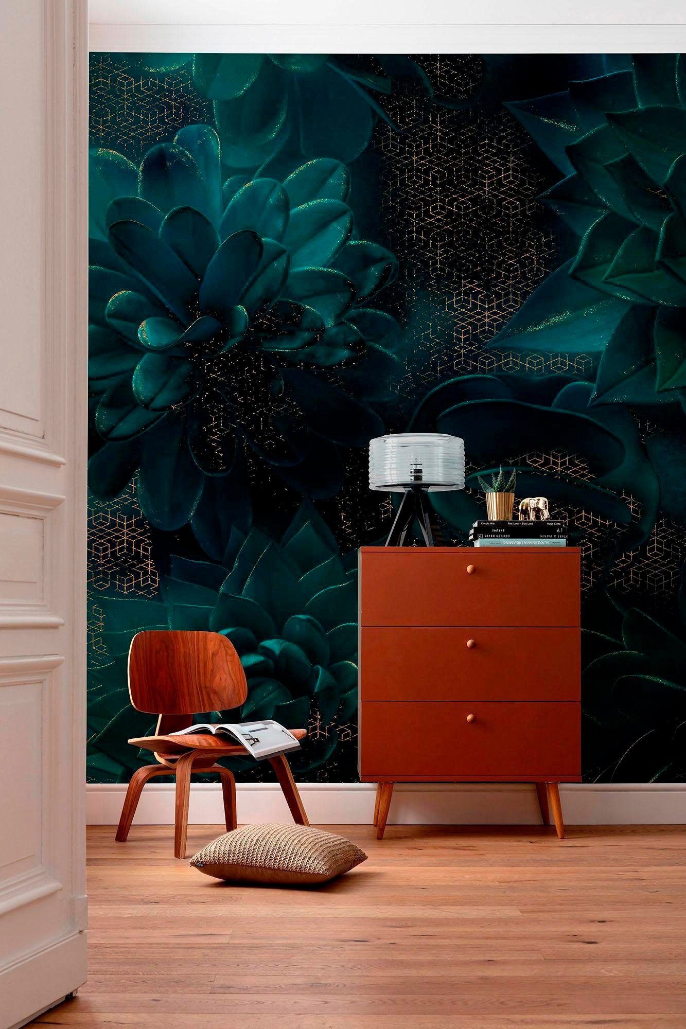 Komar Vliesbehang Digitale print vlies - Ombres - Afmeting 400 x 280 cm