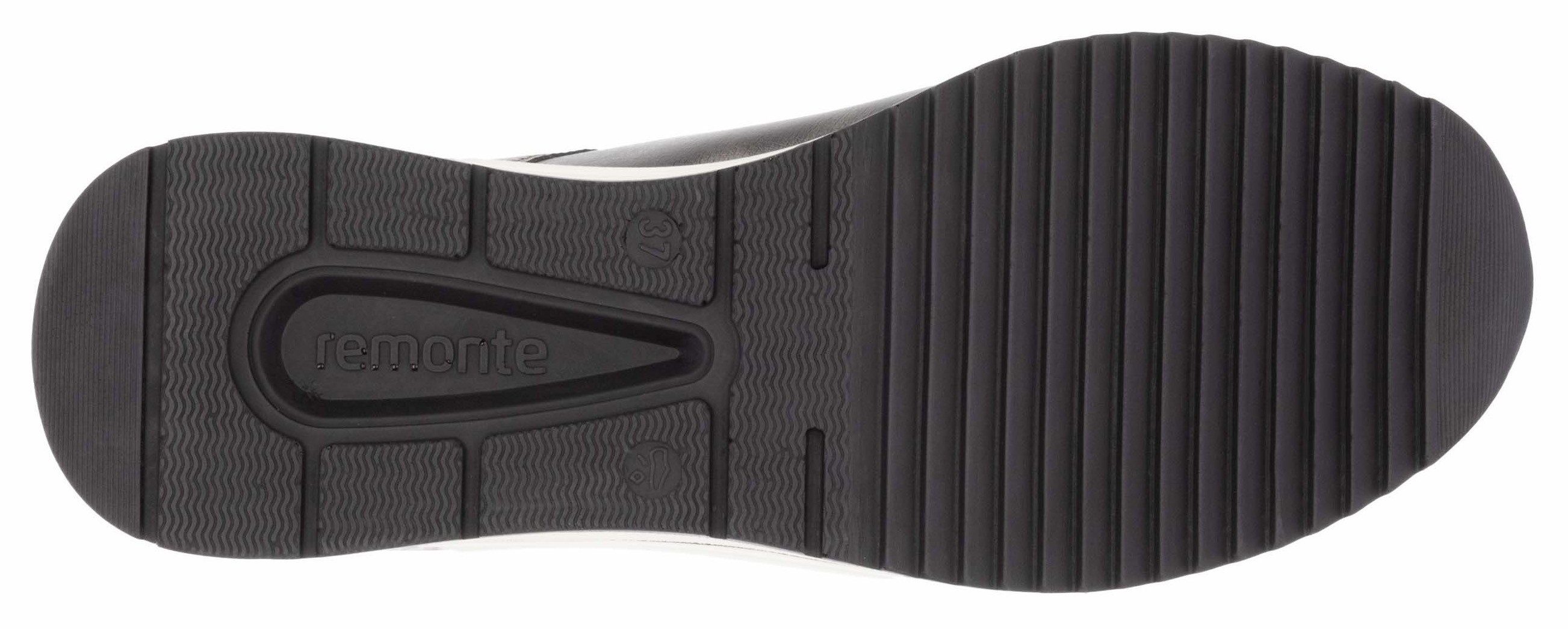 Remonte Sneakers met sleehak instaplaarzen, vrijetijdsschoenen, high-top sneakers, voorrits