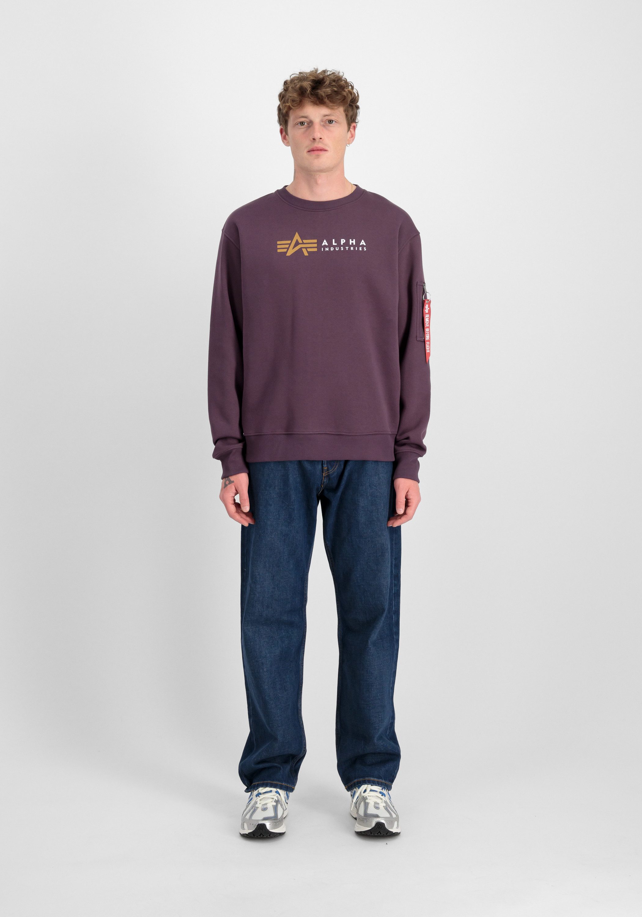 Alpha Industries Sweater Men Sweatshirts Alpha Label Sweater