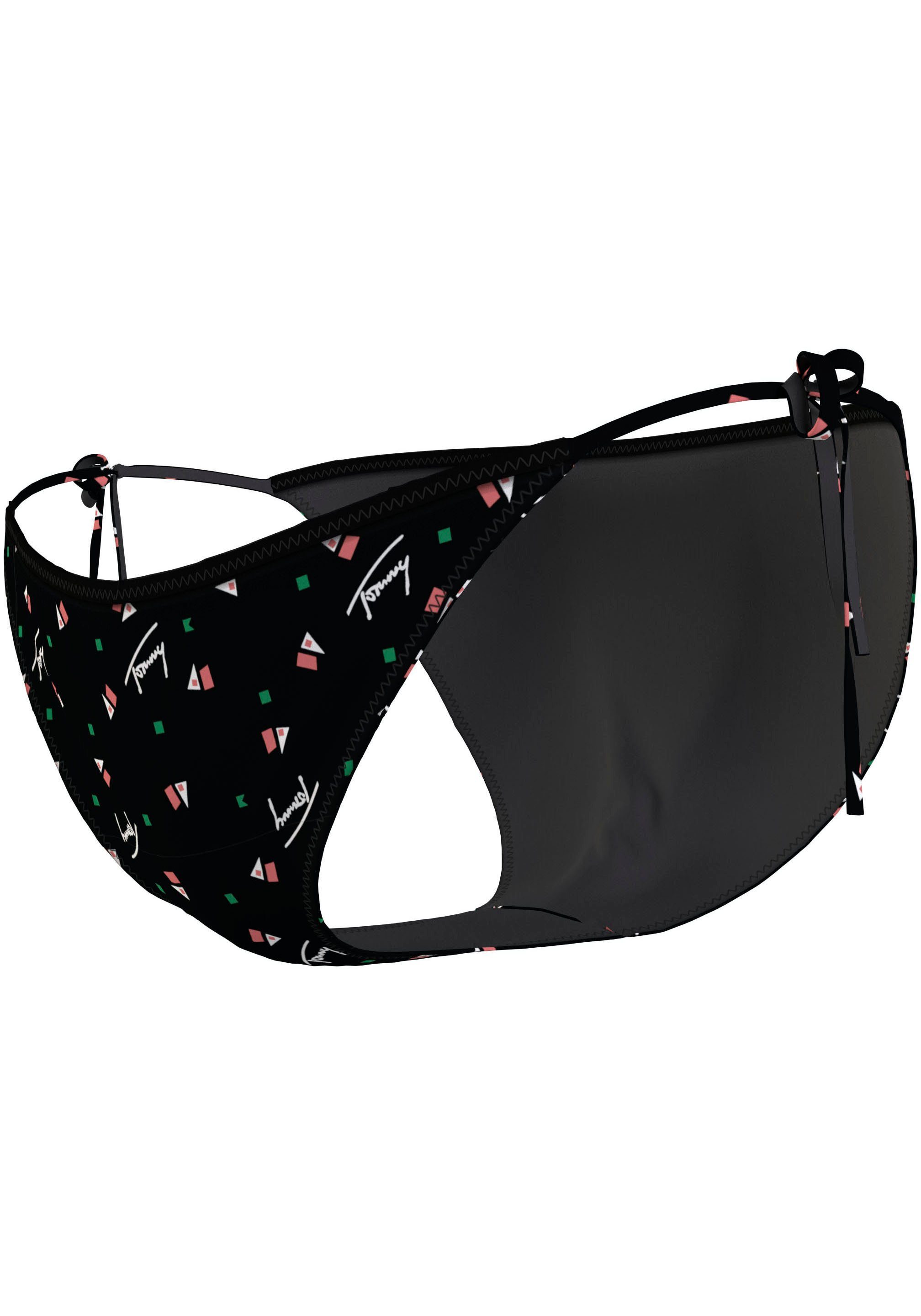 Tommy Hilfiger Swimwear Bikinibroekje STRING SIDE TIE PRINT met stijlvolle logo-opschriften