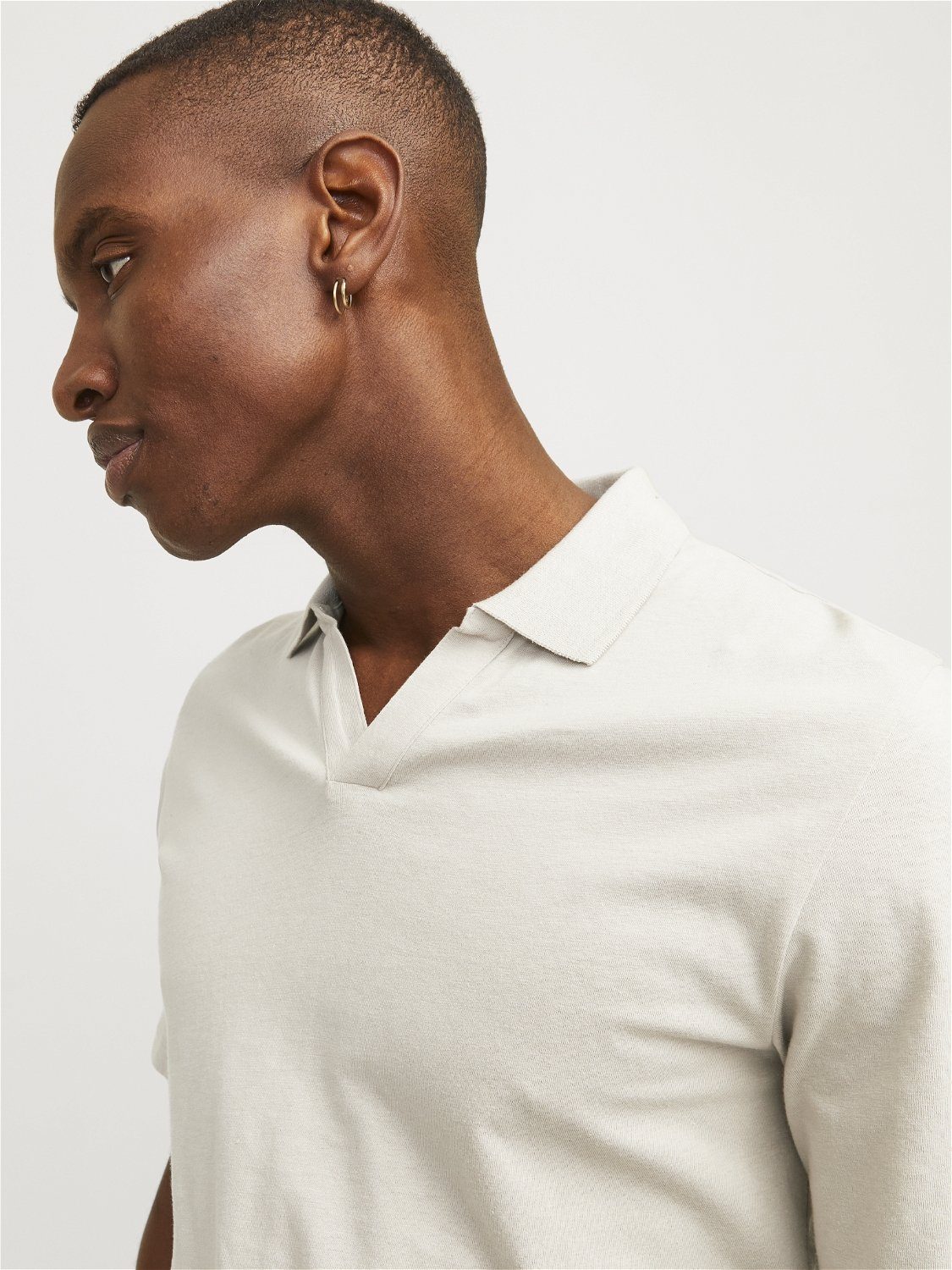 Jack & Jones Poloshirt JJESUMMER LINEN POLO SS LN