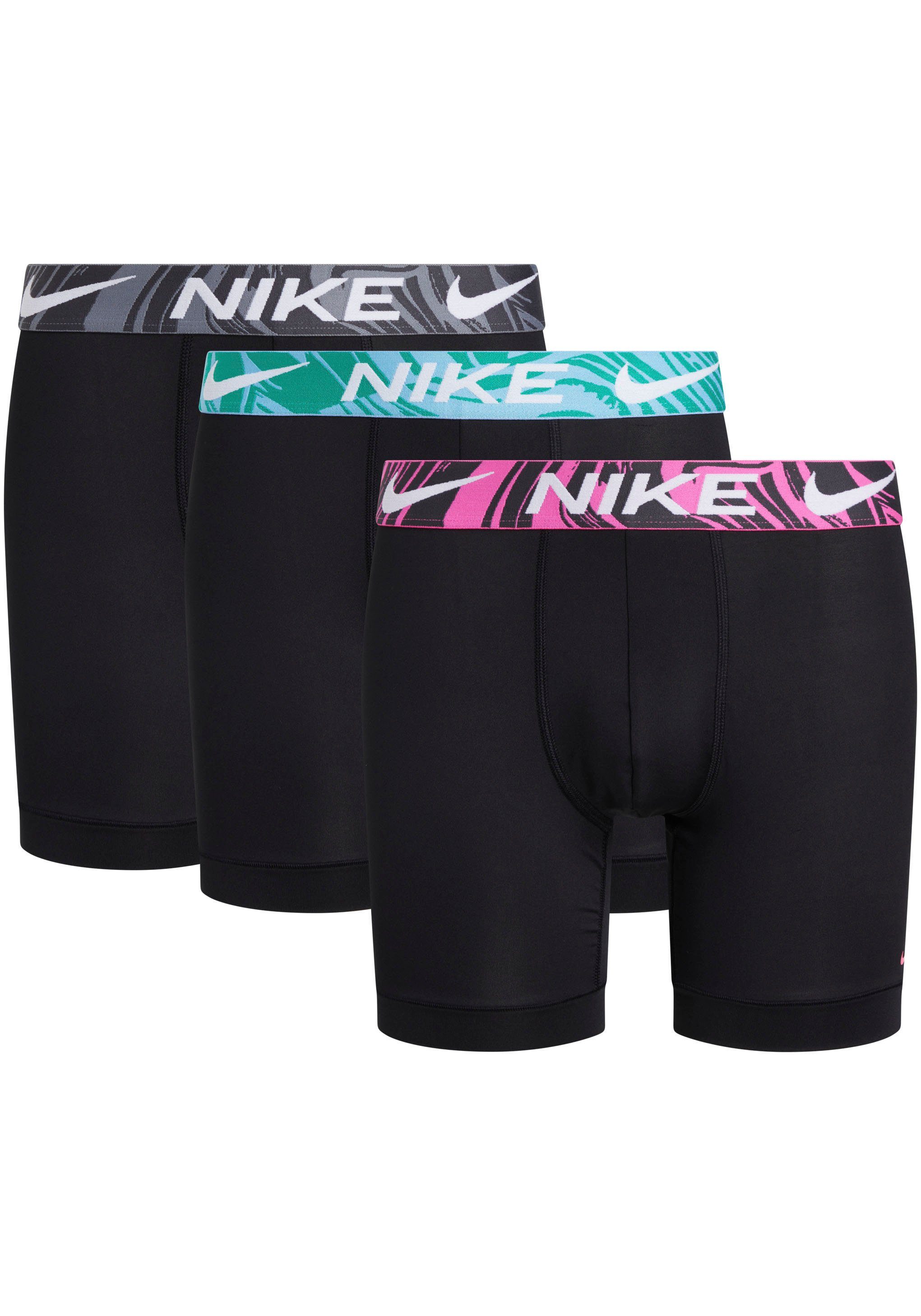 NIKE Underwear Boxershort BOXER BRIEF 3PK met nike logo-elastische band (3 stuks)