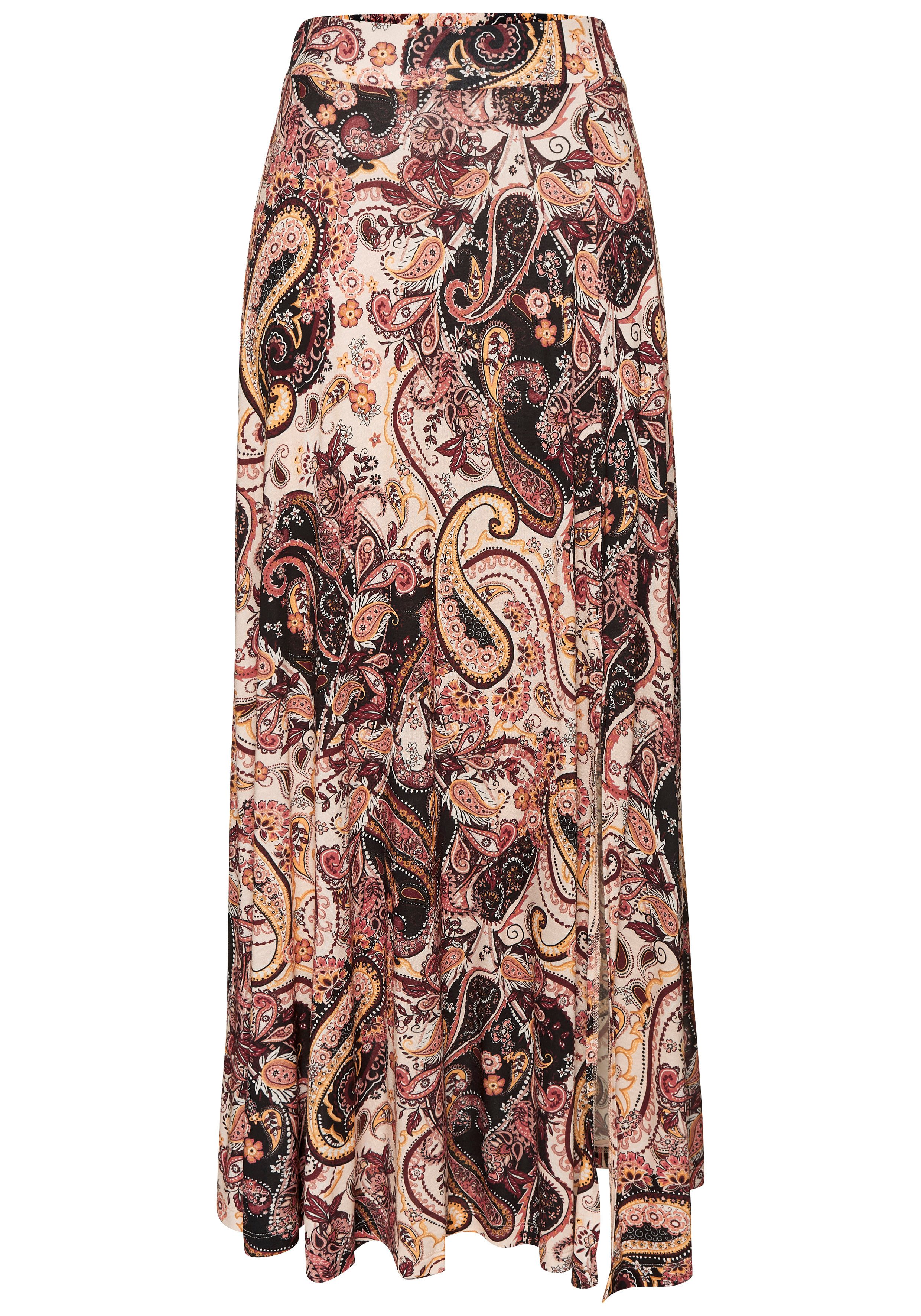 Vivance Maxirok met paisleyprint, zomerrok