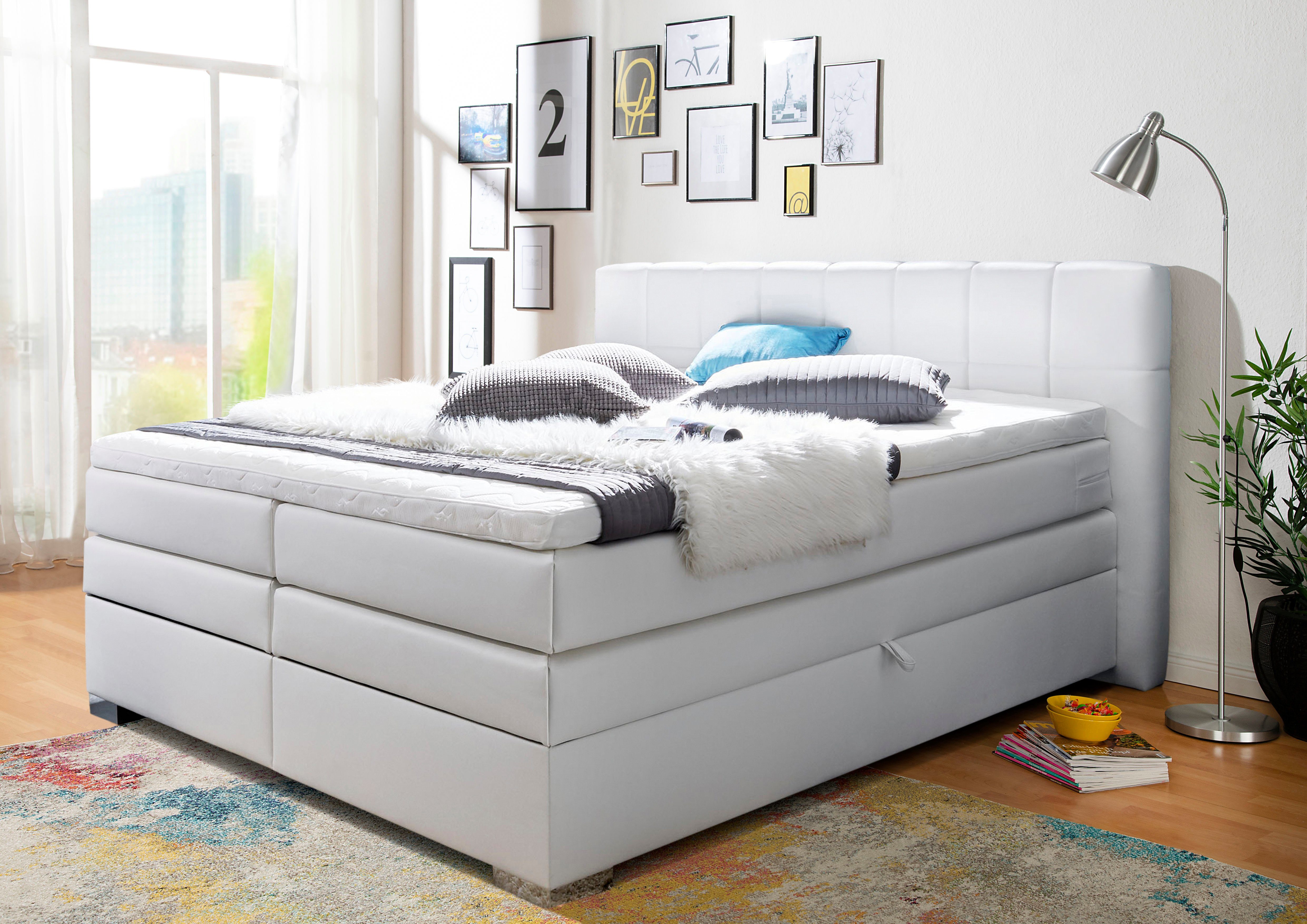 INOSIGN Boxspring Airdrie met bedkist en topmatras