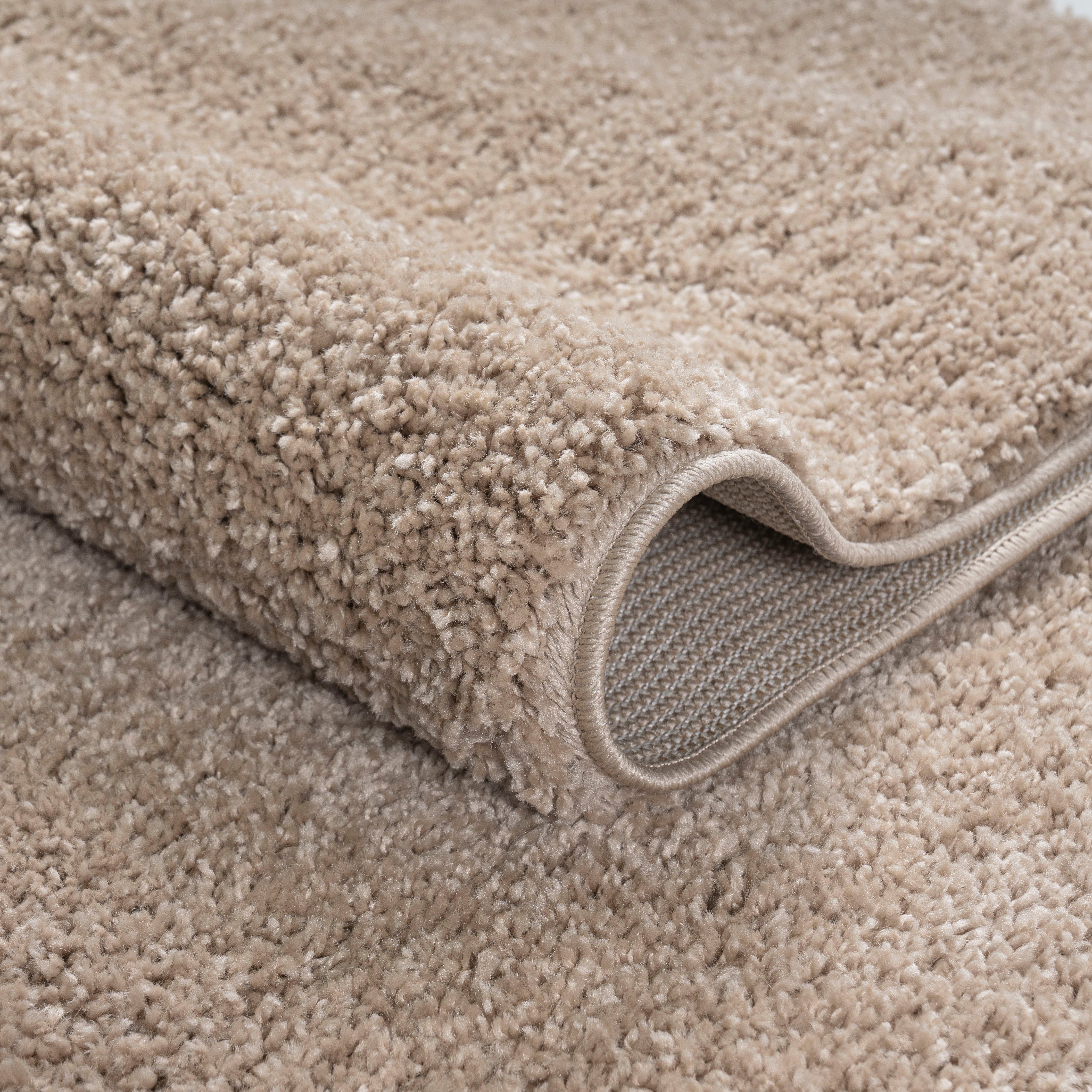 my home Hoogpolig vloerkleed Shaggy 30 Tapijt, uni kleuren, bijzonder zacht en knuffelig, klantenfavoriet