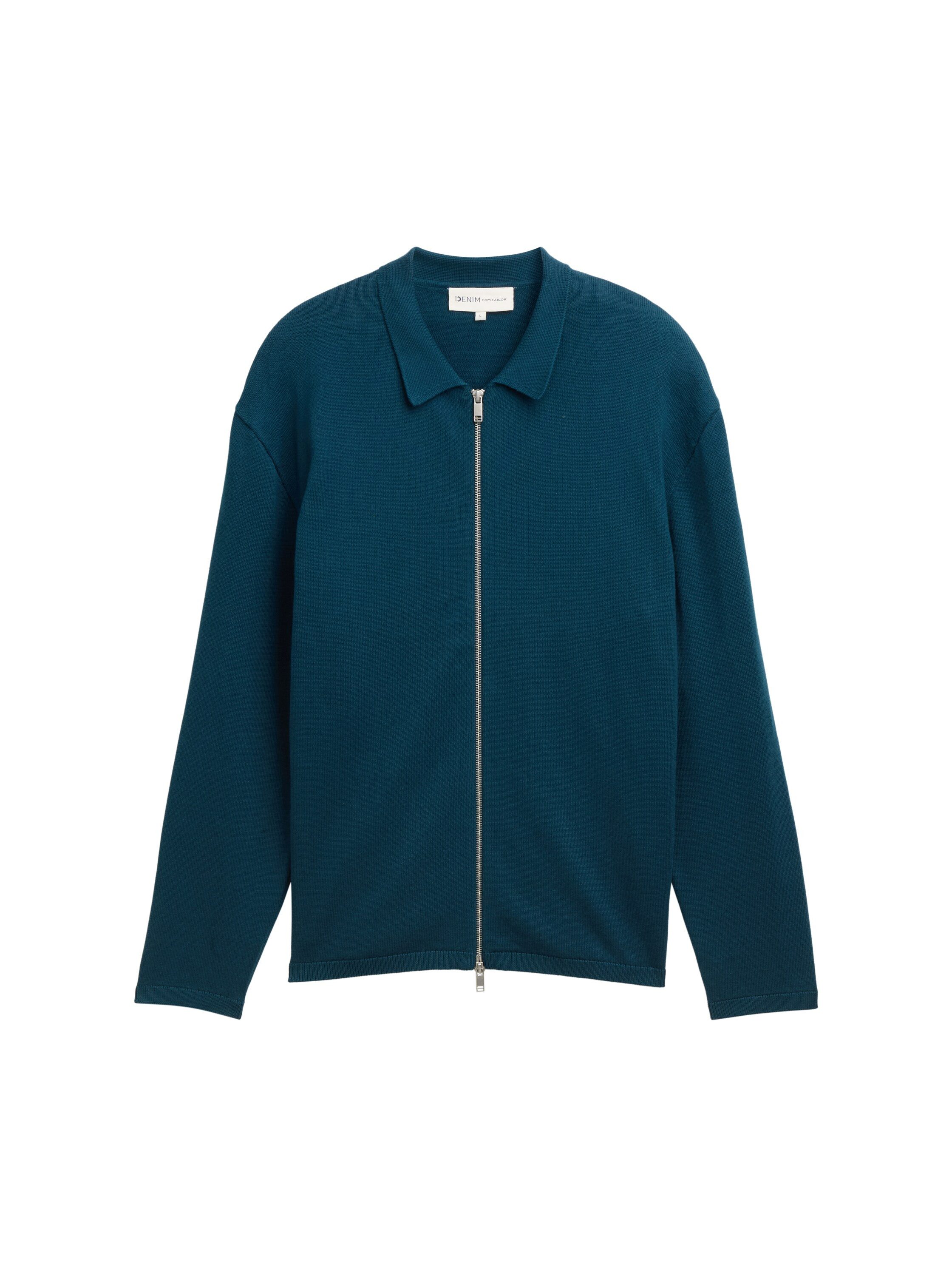 Tom Tailor Denim Gebreide trui met een ritssluiting