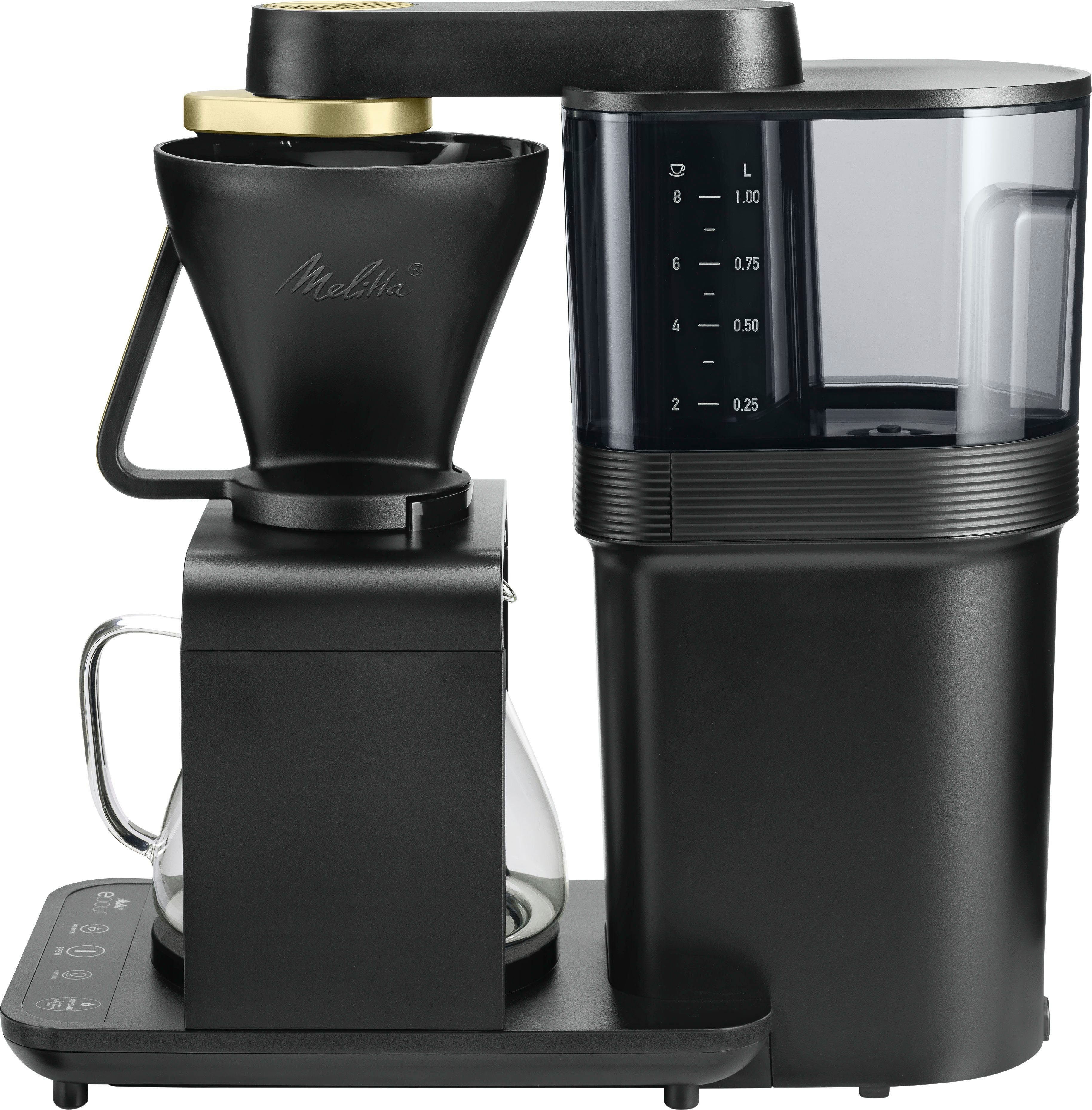 Melitta Filterkoffieapparaat Epour® 1024-11 zwart/zilver, 1 l