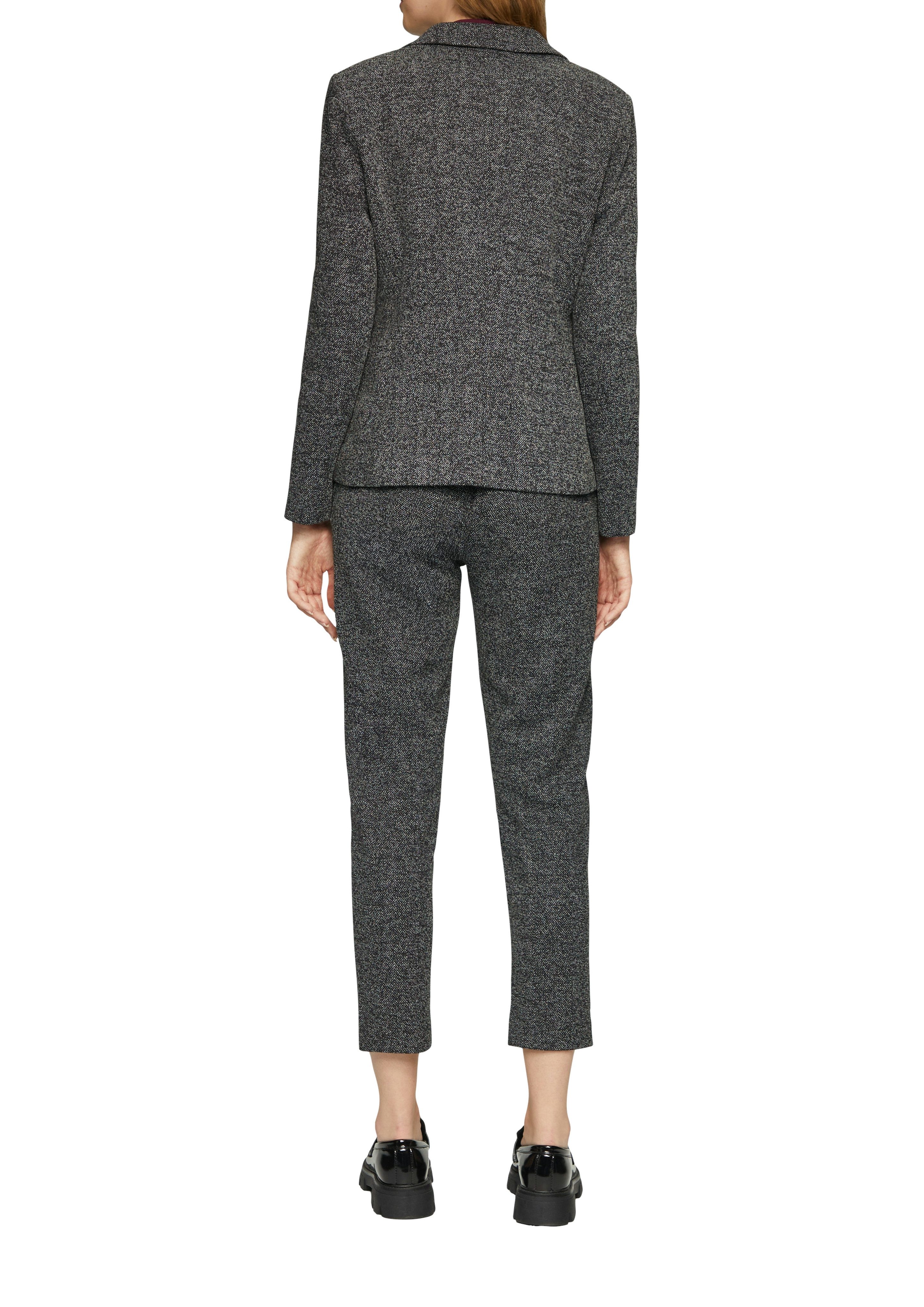 s.Oliver BLACK LABEL Korte blazer met klepzakken aan de voorkant
