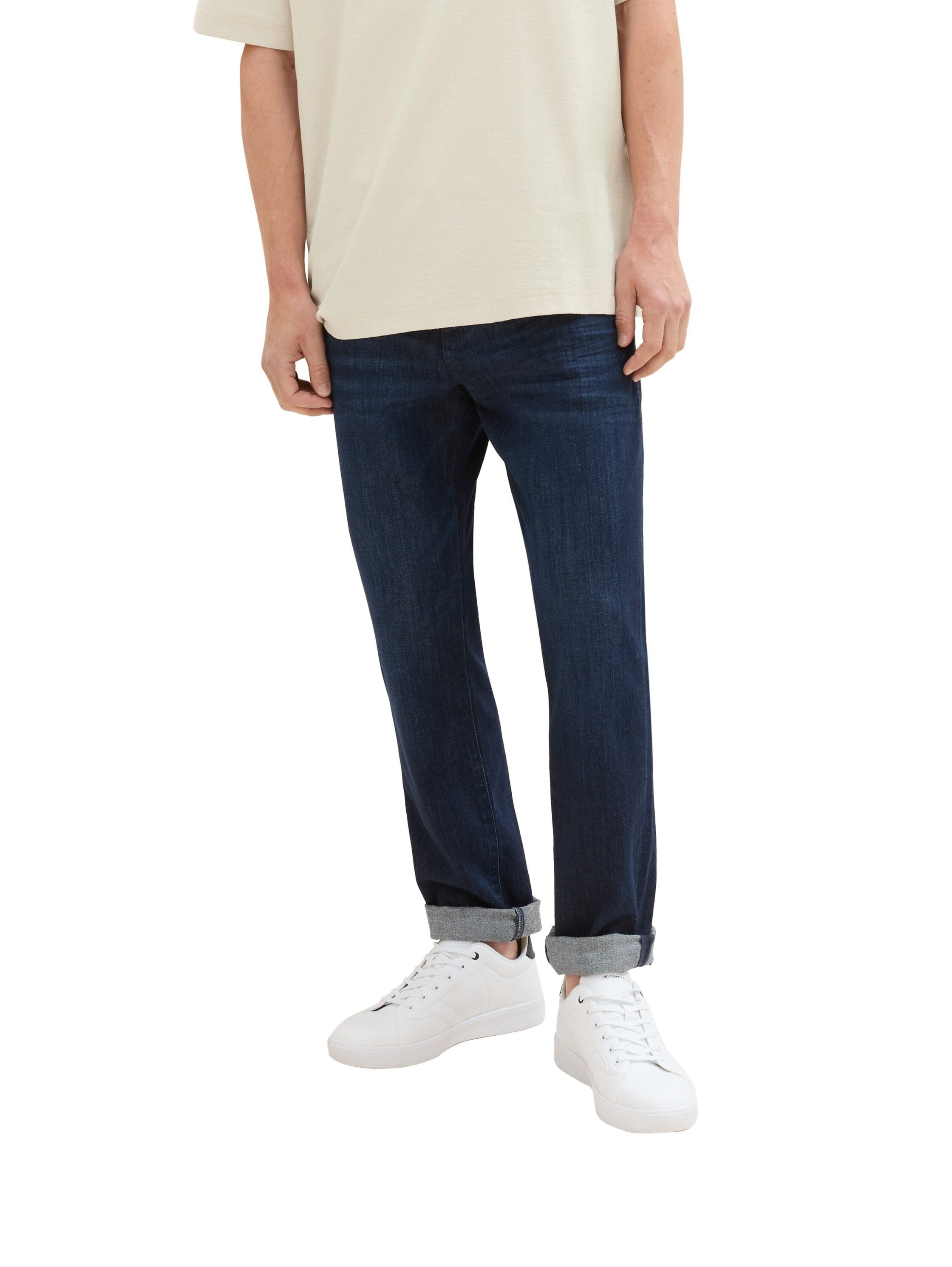 Tom Tailor 5-pocket jeans met stretchaandeel heren slim fit jeans maat 31 blauw