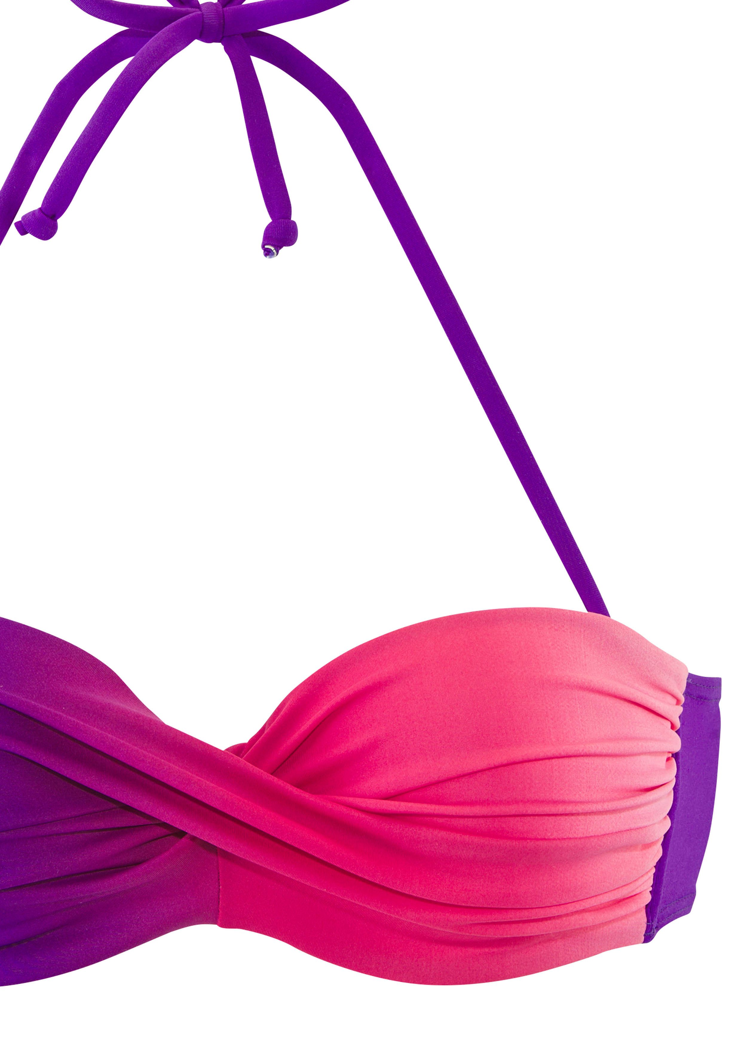 Lascana Beugelbikini in bandeaumodel in een modieus kleurverloop