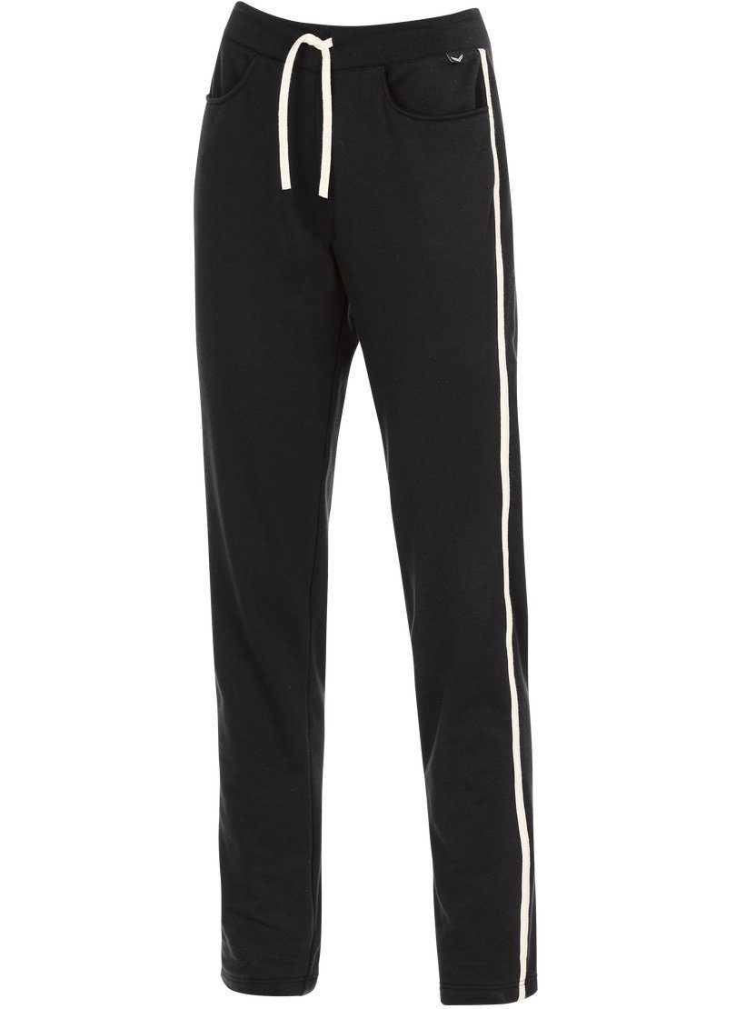 Trigema Jerseybroek TRIGEMA Joggingbroek met zijstrepen (1-delig)
