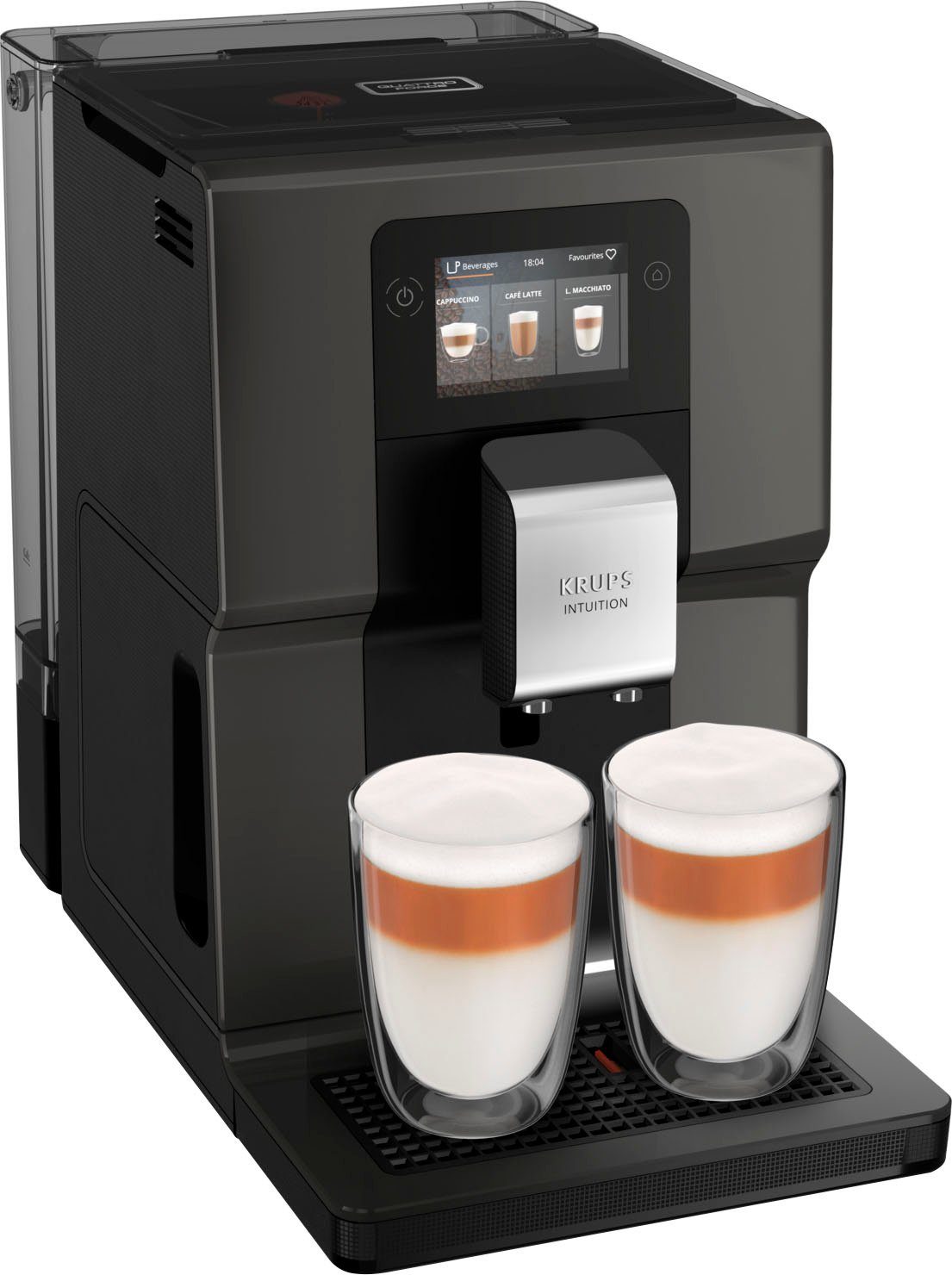 Krups Volautomatisch koffiezetapparaat EA872B Intuition Preference, 3,5"-kleurentouchscreen,...