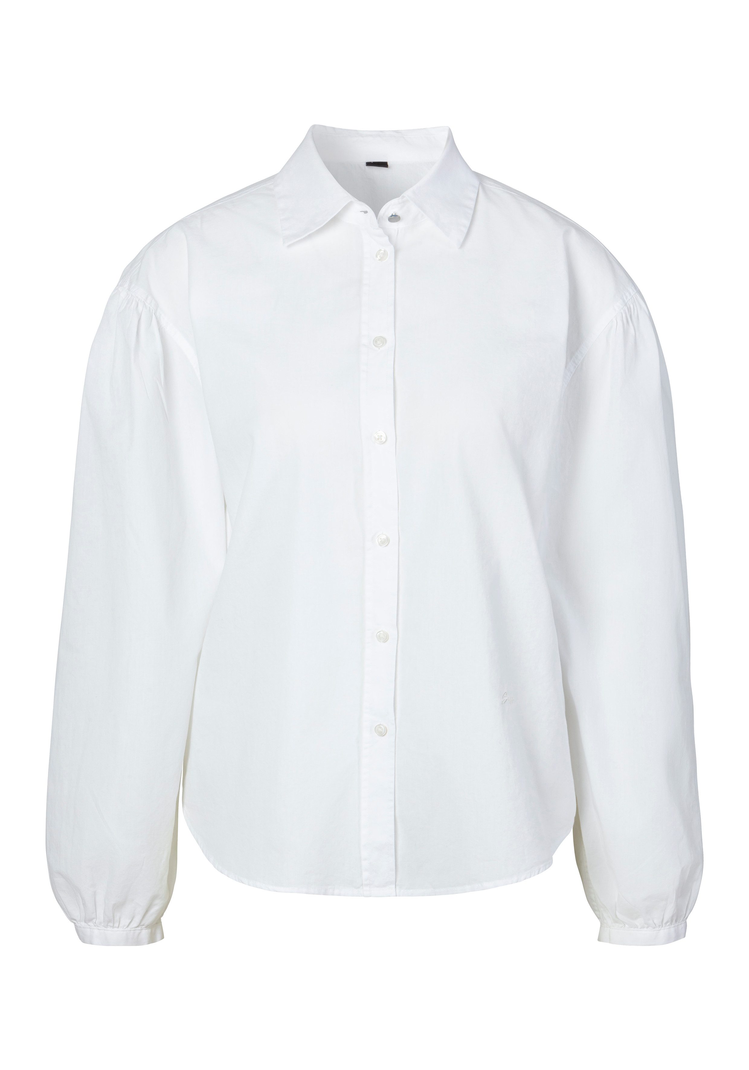 Boss Orange Klassieke blouse Barby Premium Damesmode met boss-logo op de borst